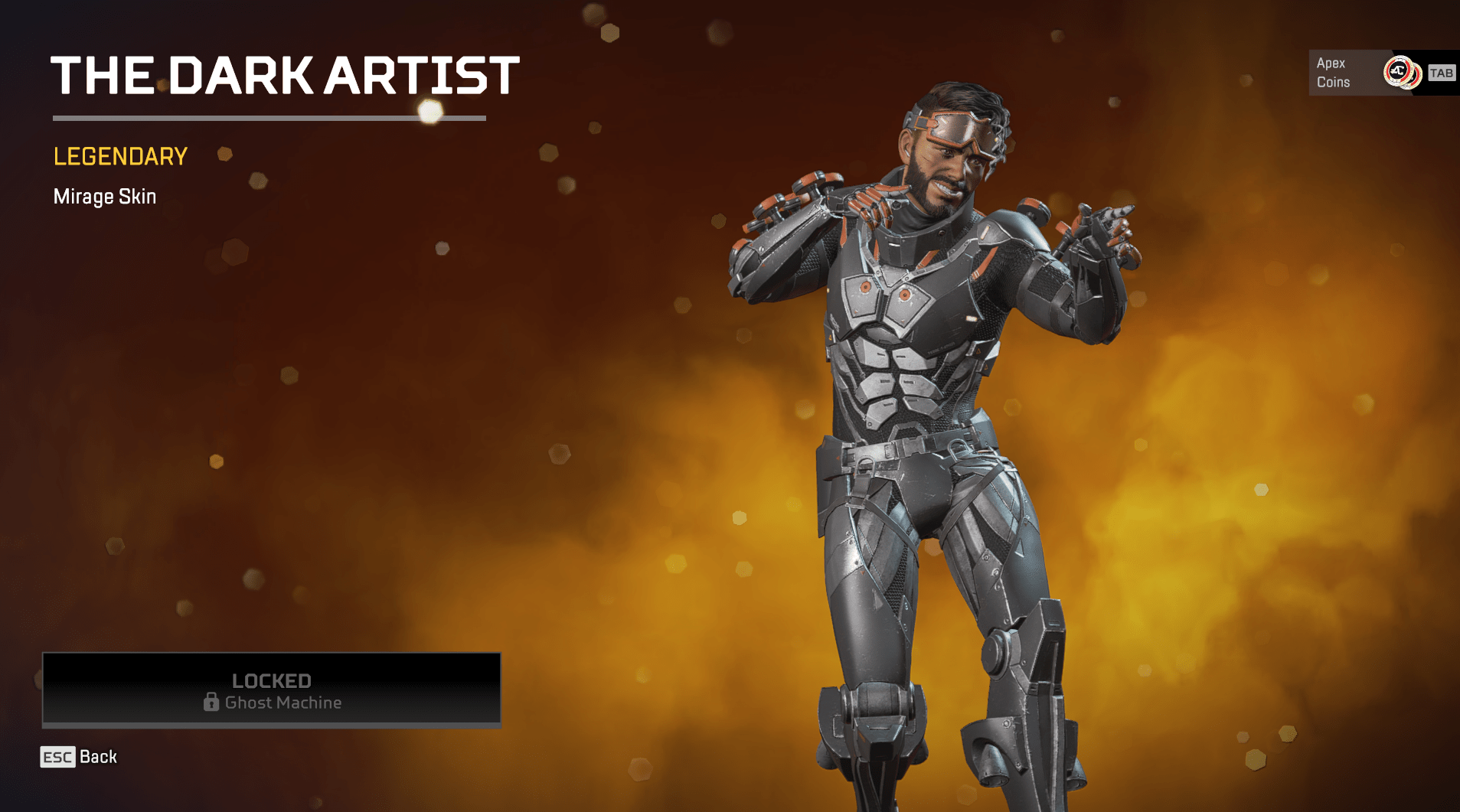 ATTENTION Mirage Mains!!! The Dark Artist skin is currently available