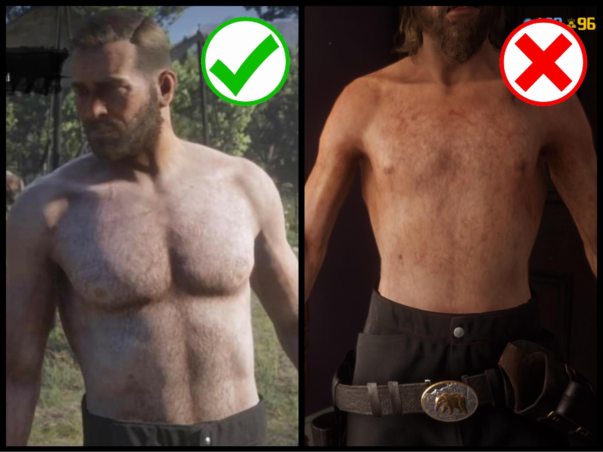 I want Arthur’s body type, athletic is too skinny and brawny is to