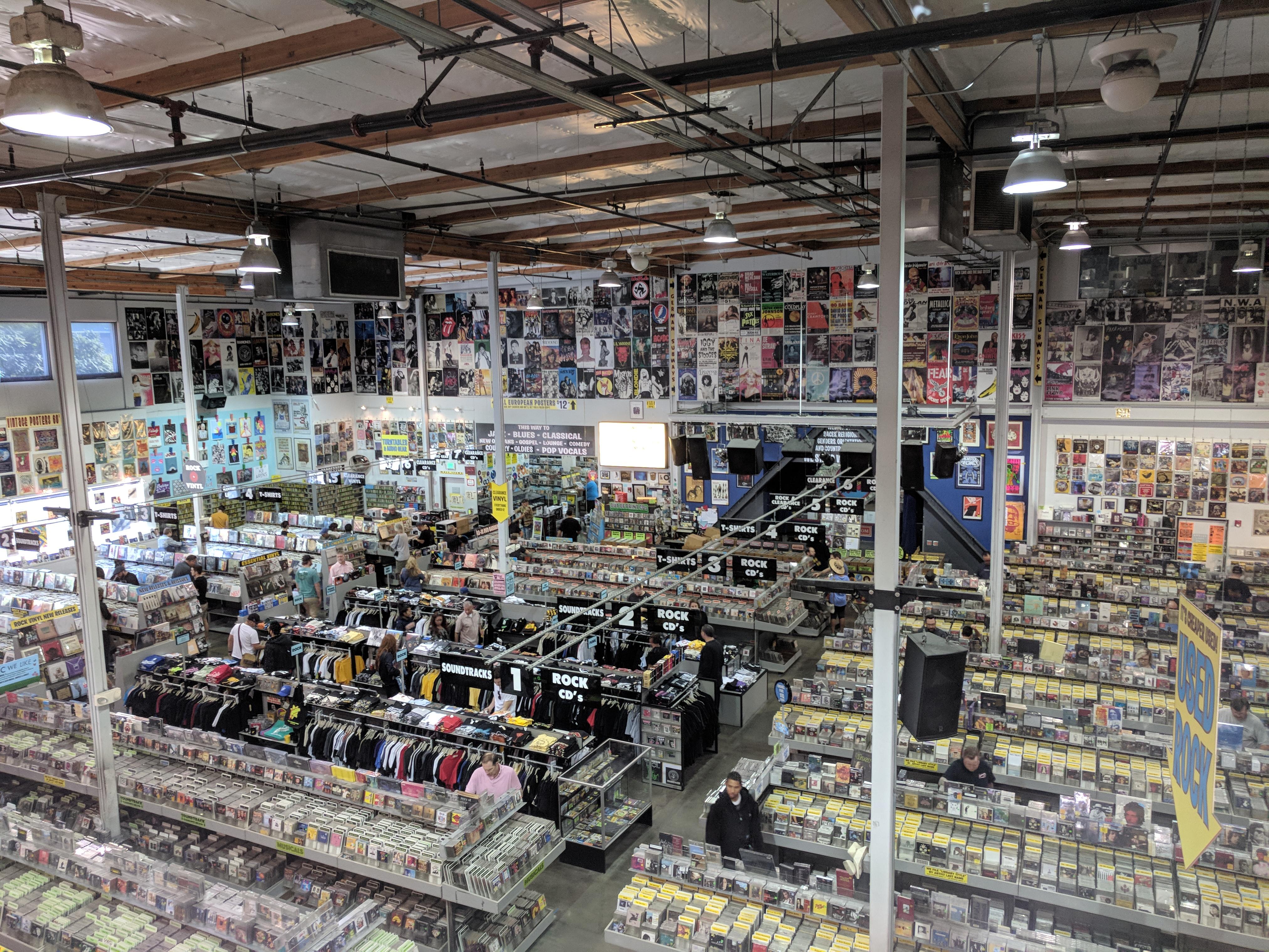Amoeba Records in Los Angeles, California is fucking breathtaking r/vinyl