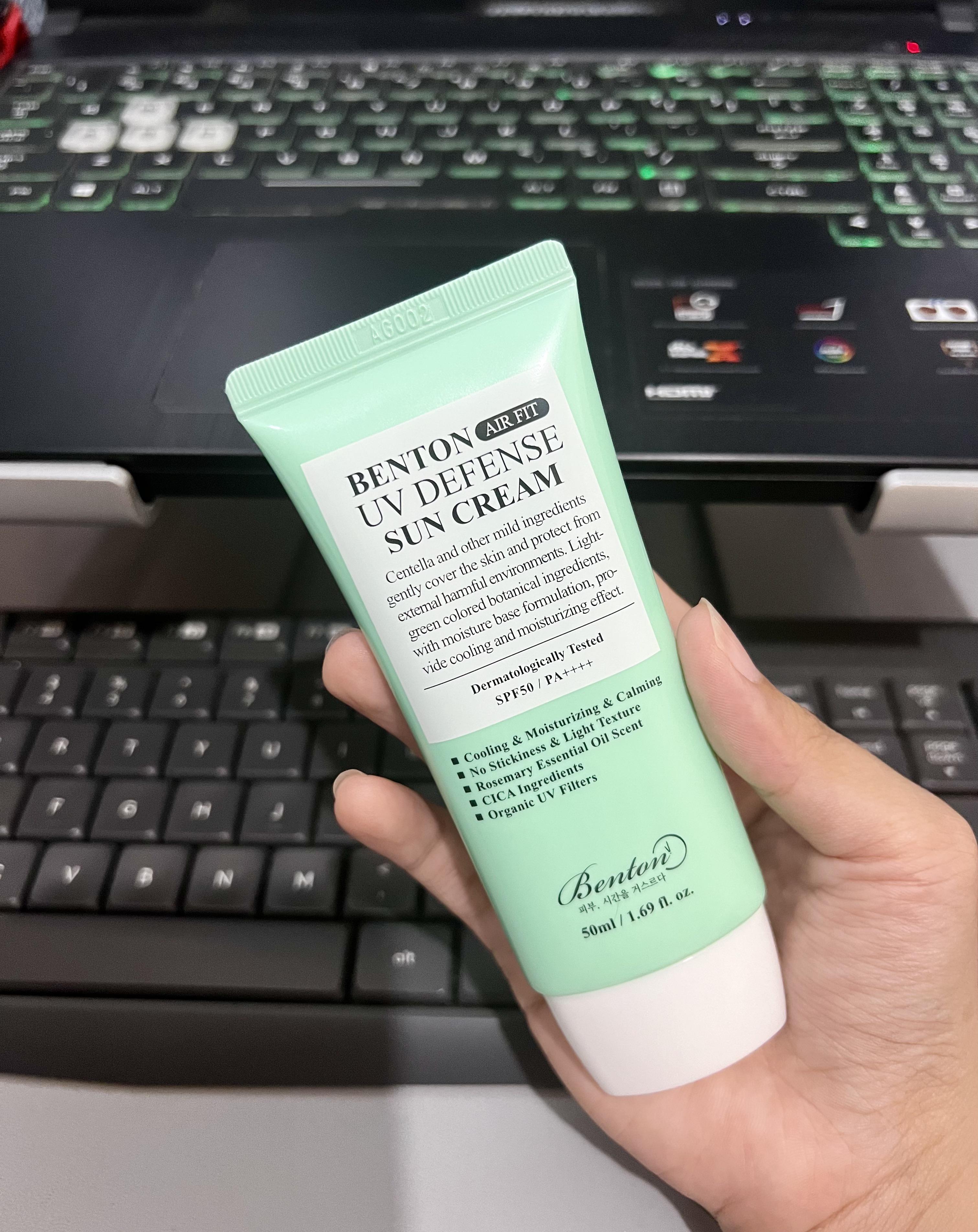 Benton Air Fit UV Defense Sun Cream First chemical sunscreen that did