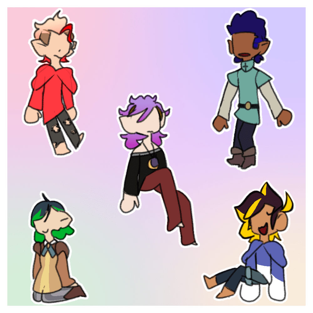 So around when amity got her new hair, I played with the idea of other