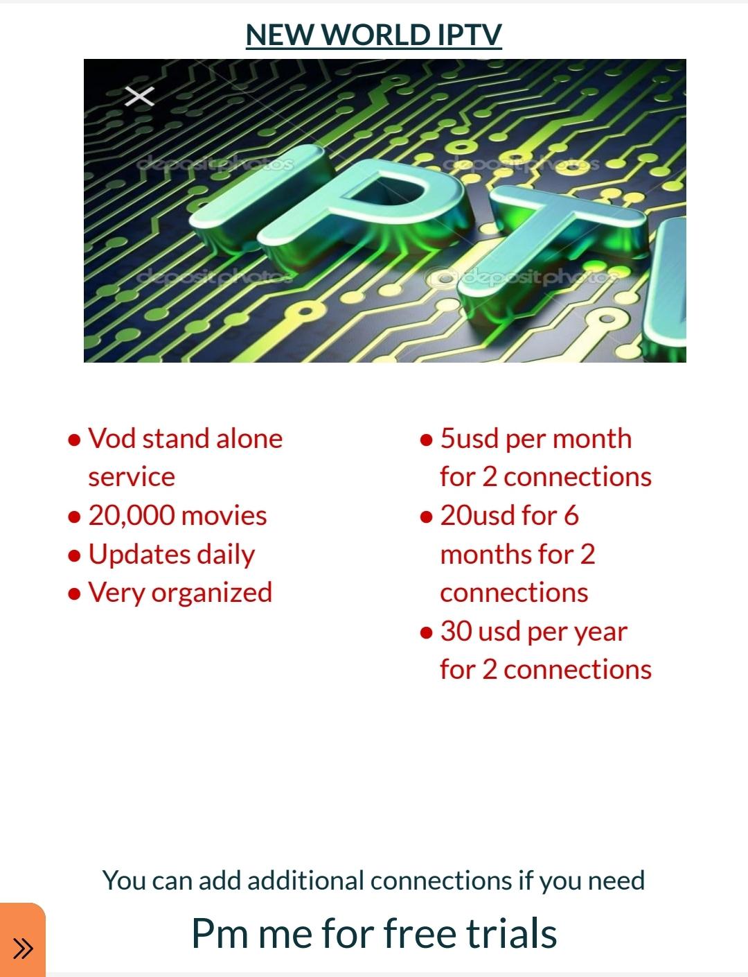 Best vod stand alone service ever r/iptv_providers