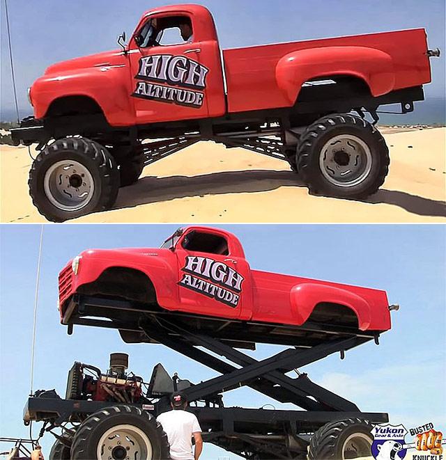 Tallest Truck in the World Sick Lifted "HIGH ALTITUDE" Studebaker