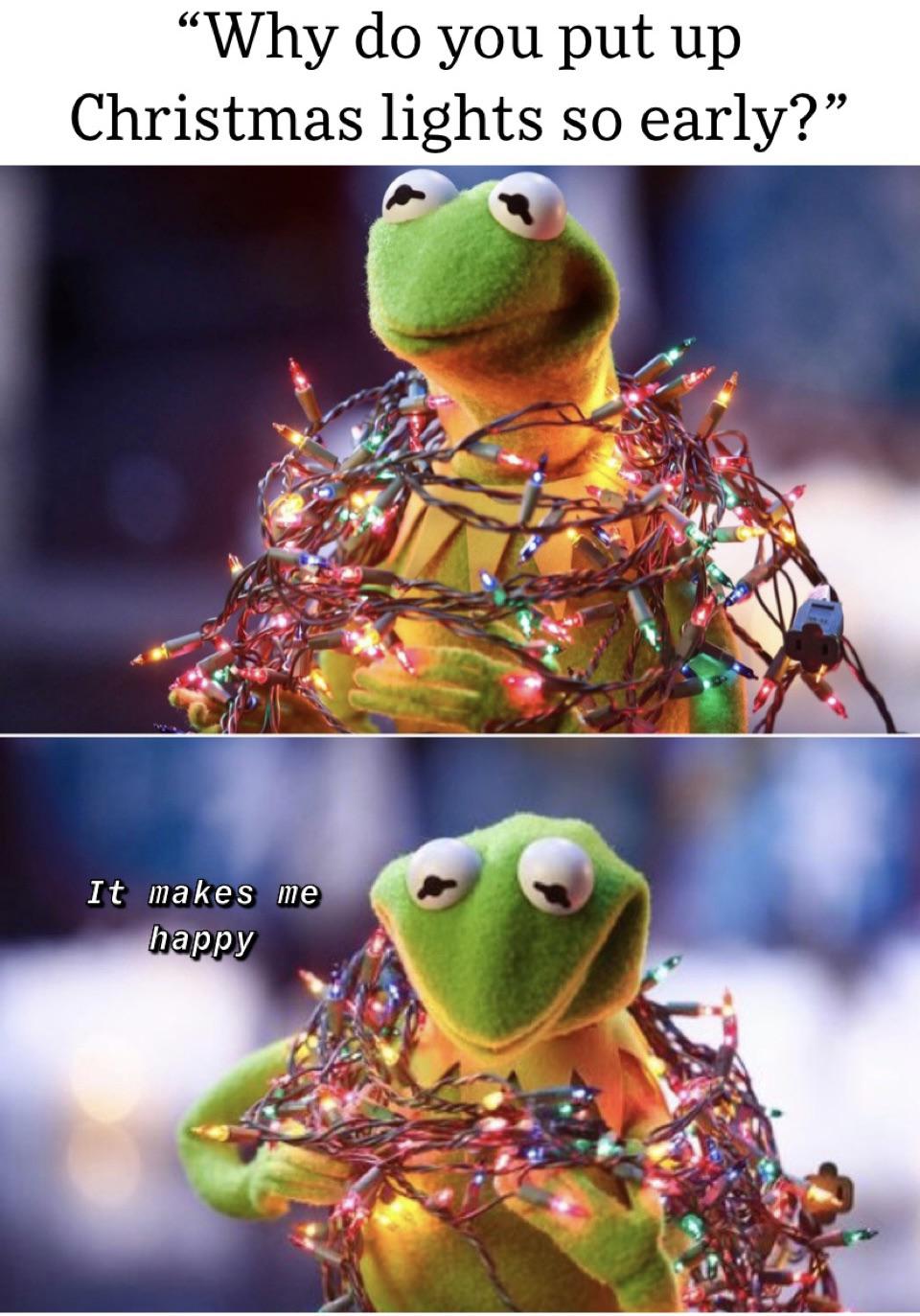 Even though I don’t spend Christmas with my family, I always set up