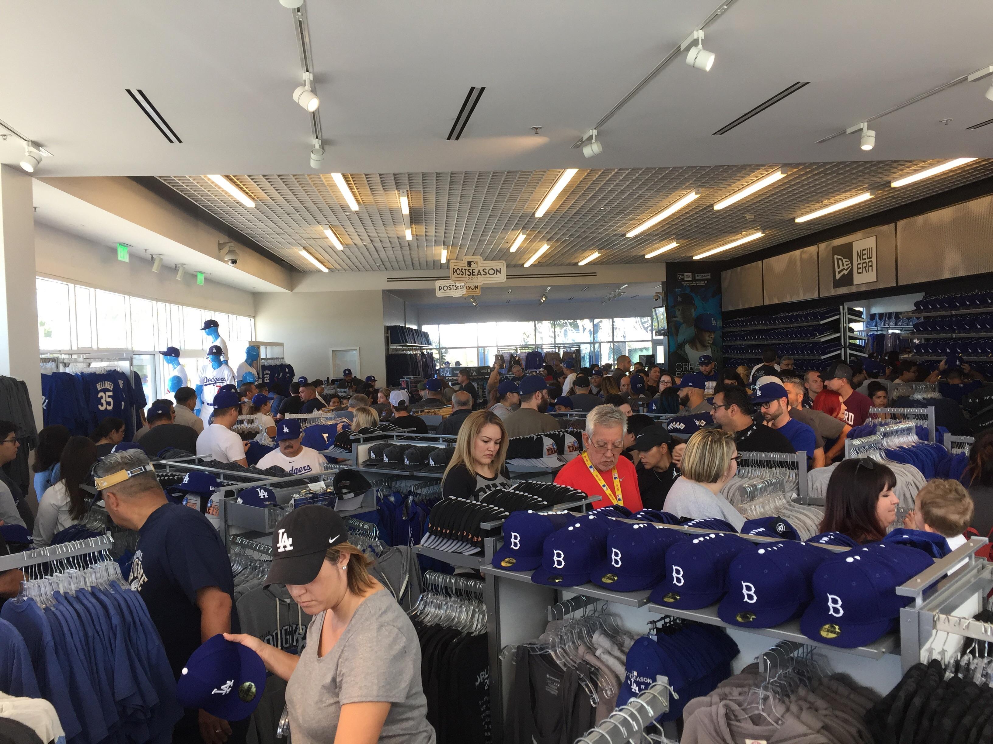 Top of the Park team store at 1030 A.M. r/Dodgers