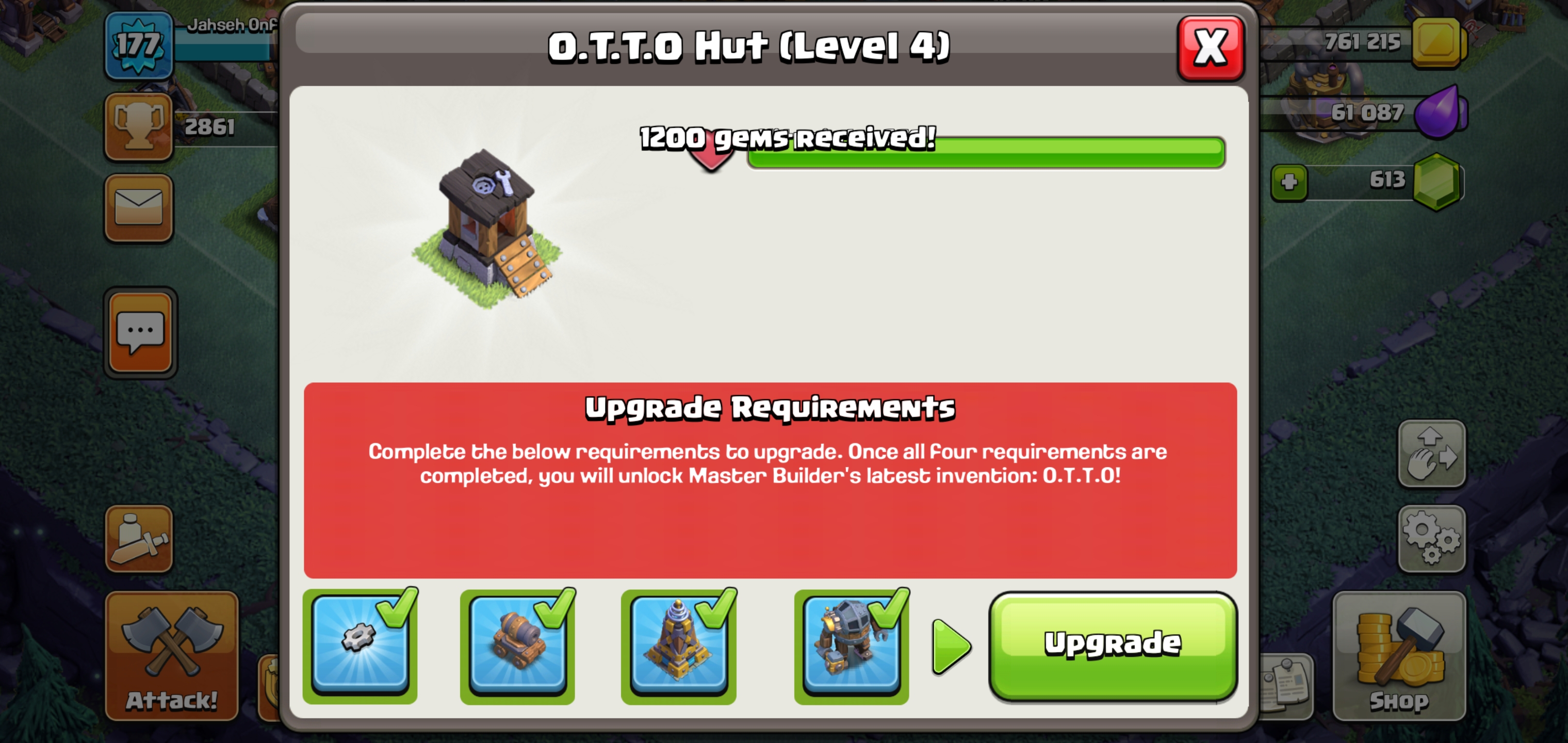 [GOAL] O.T.T.O Hut COMPLETE!!!!! This is amazing never thought I'd get