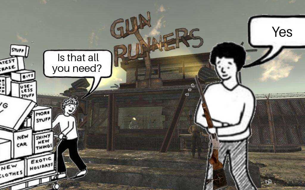 Medicine Stick is my favourite gun, what's yours? r/NewVegasMemes