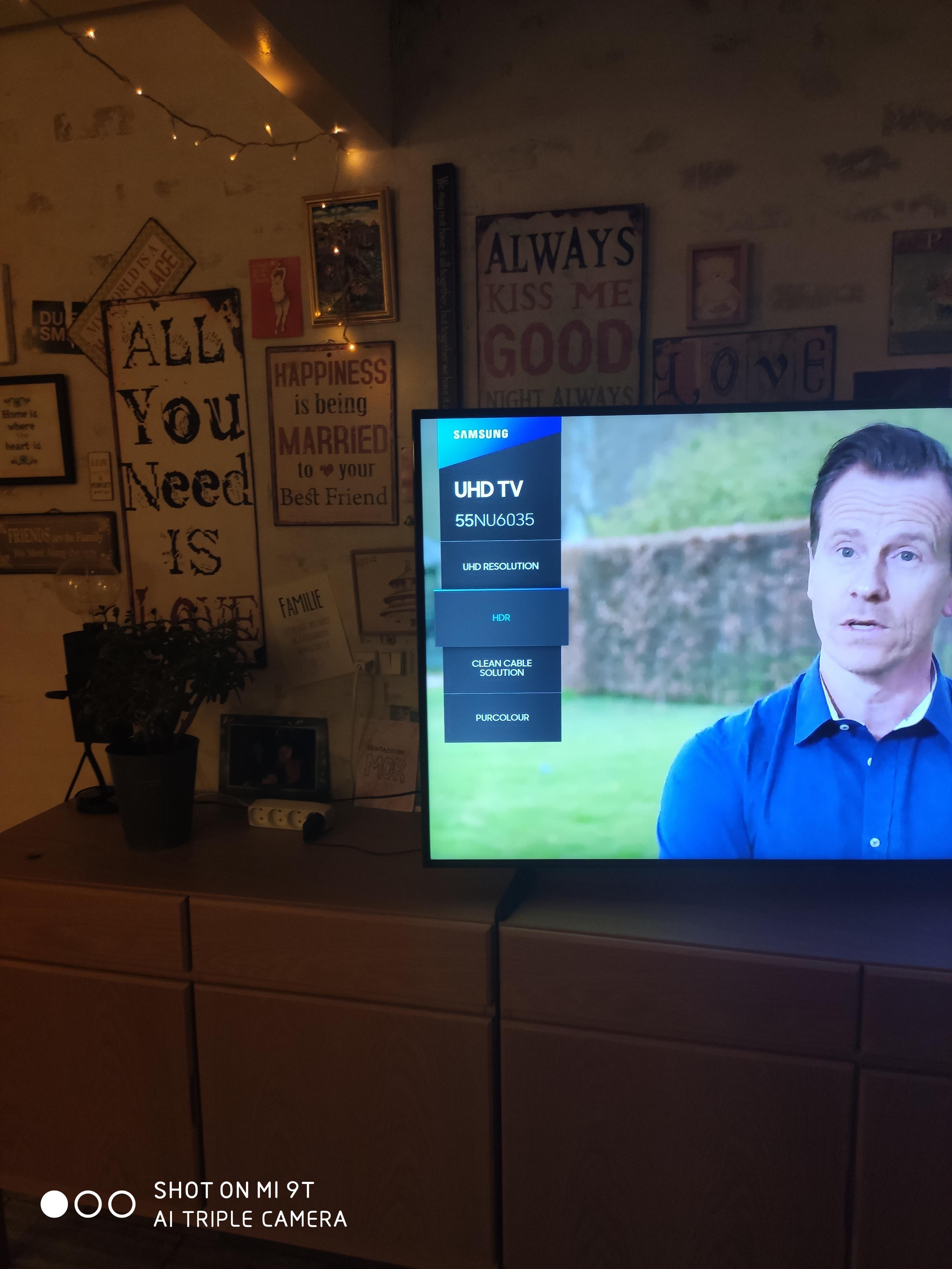 Hi everyone. How do I fix this on my Samsung TV so that it doesn't show