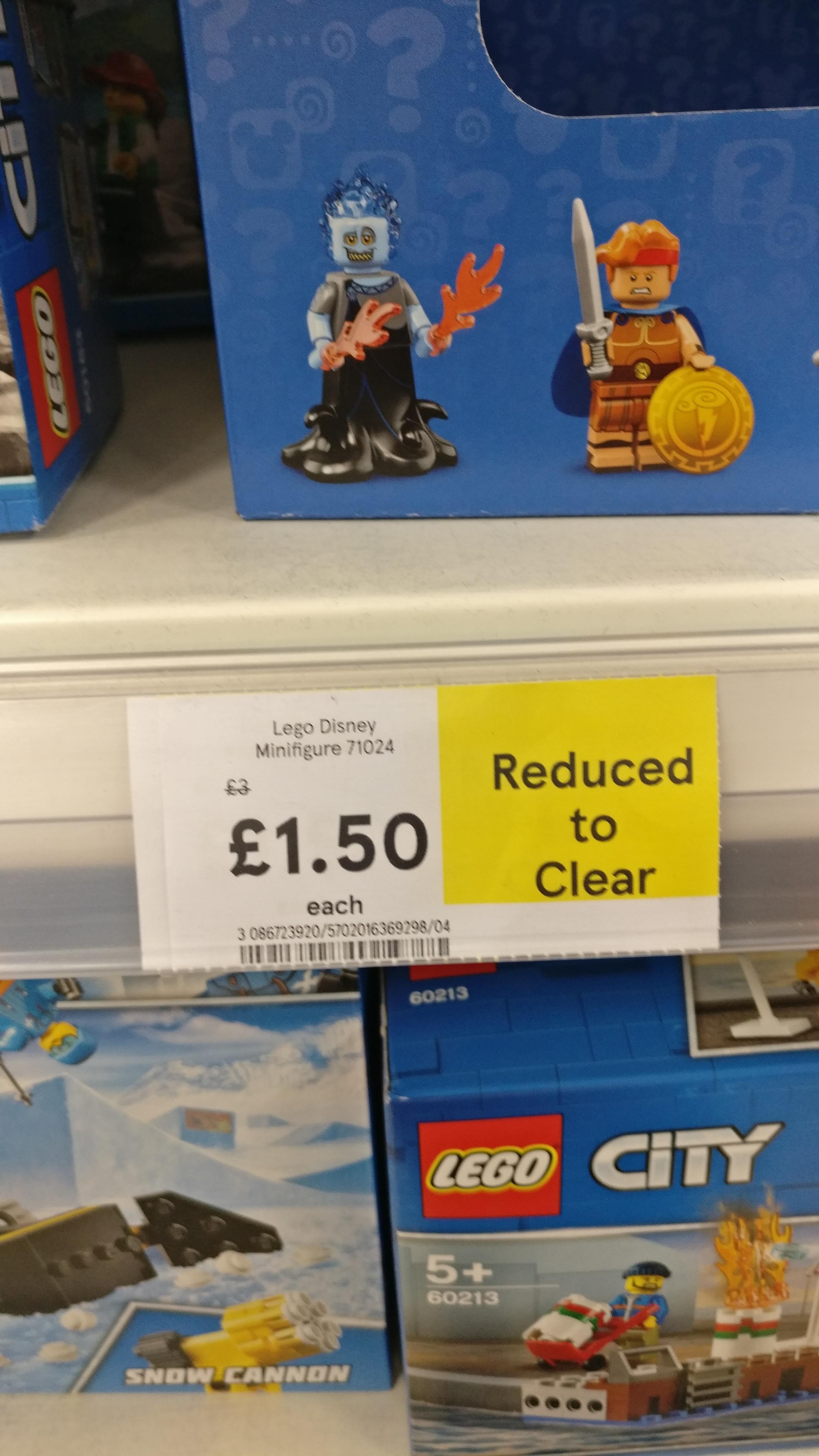 [TESCO UK] Disney minifigures series 2, half price £1.50 r/legodeal
