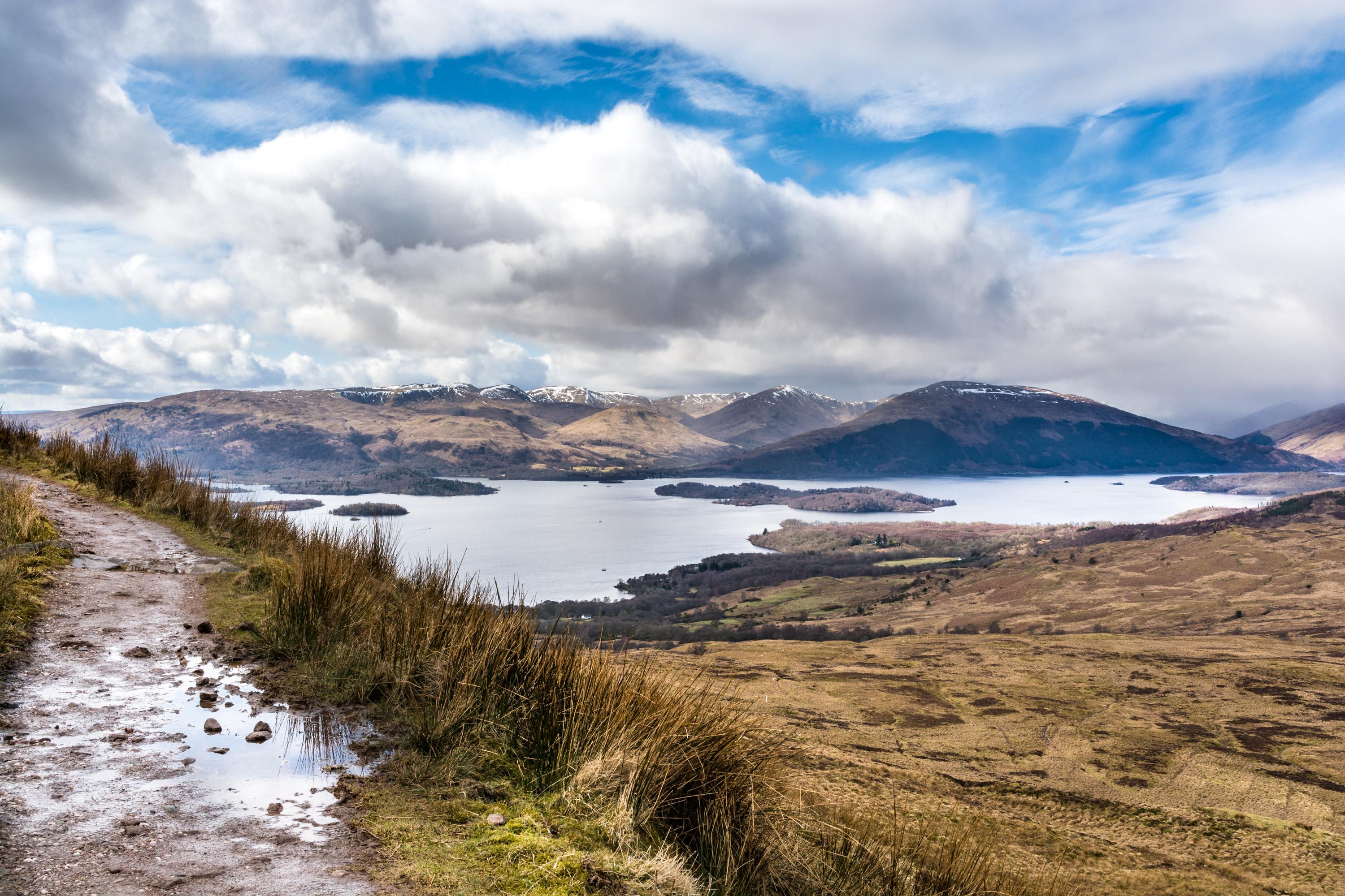 Loch Lomond and the Luss Hills from Conic Hill, West Highland Way