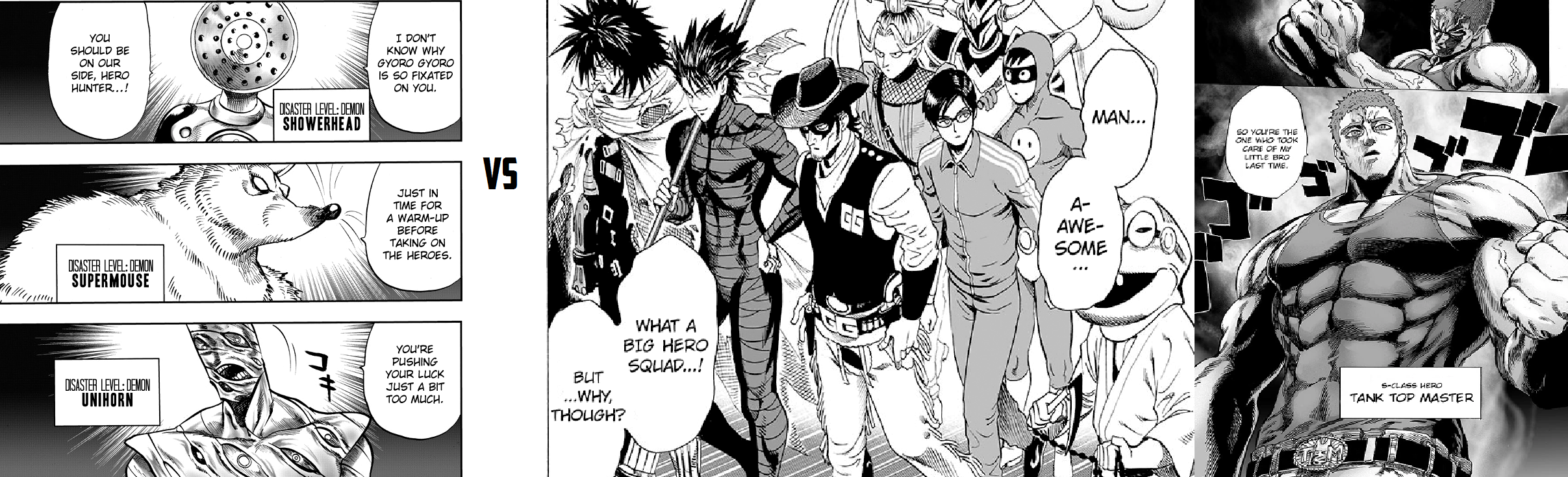 Trio Monsters vs A class heroes + TTM OnePunchMan