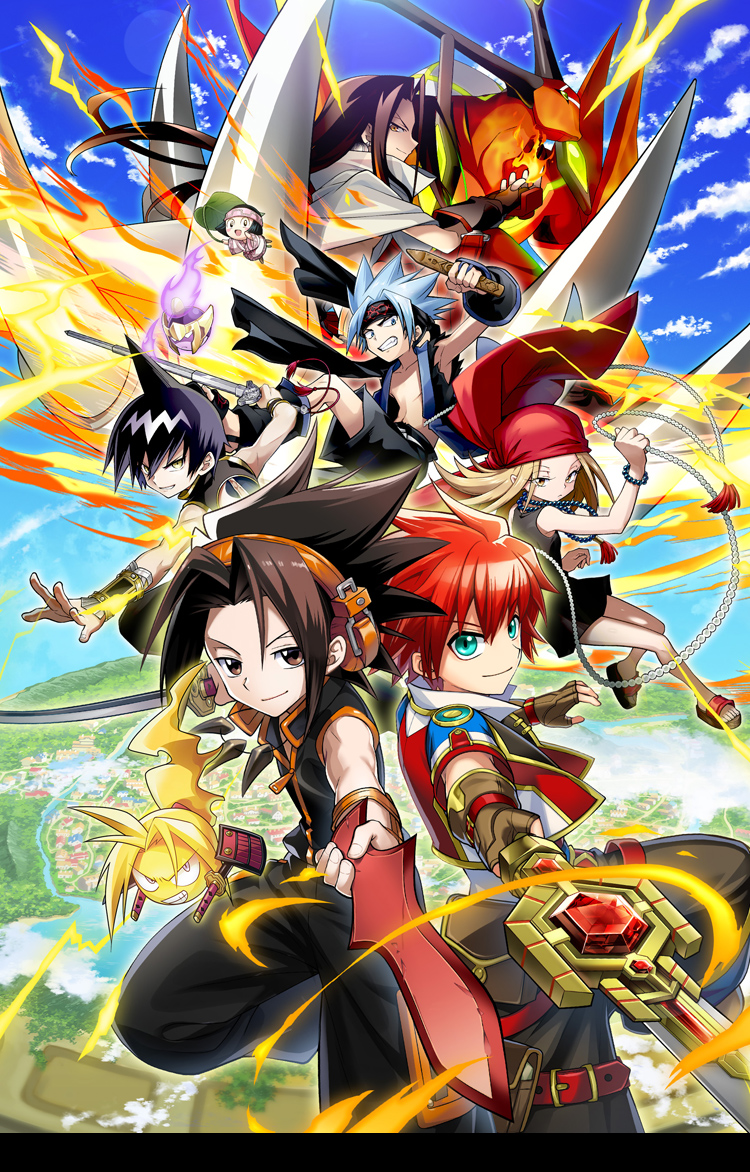 Full set of English version of the Shaman King manga (perfect complete