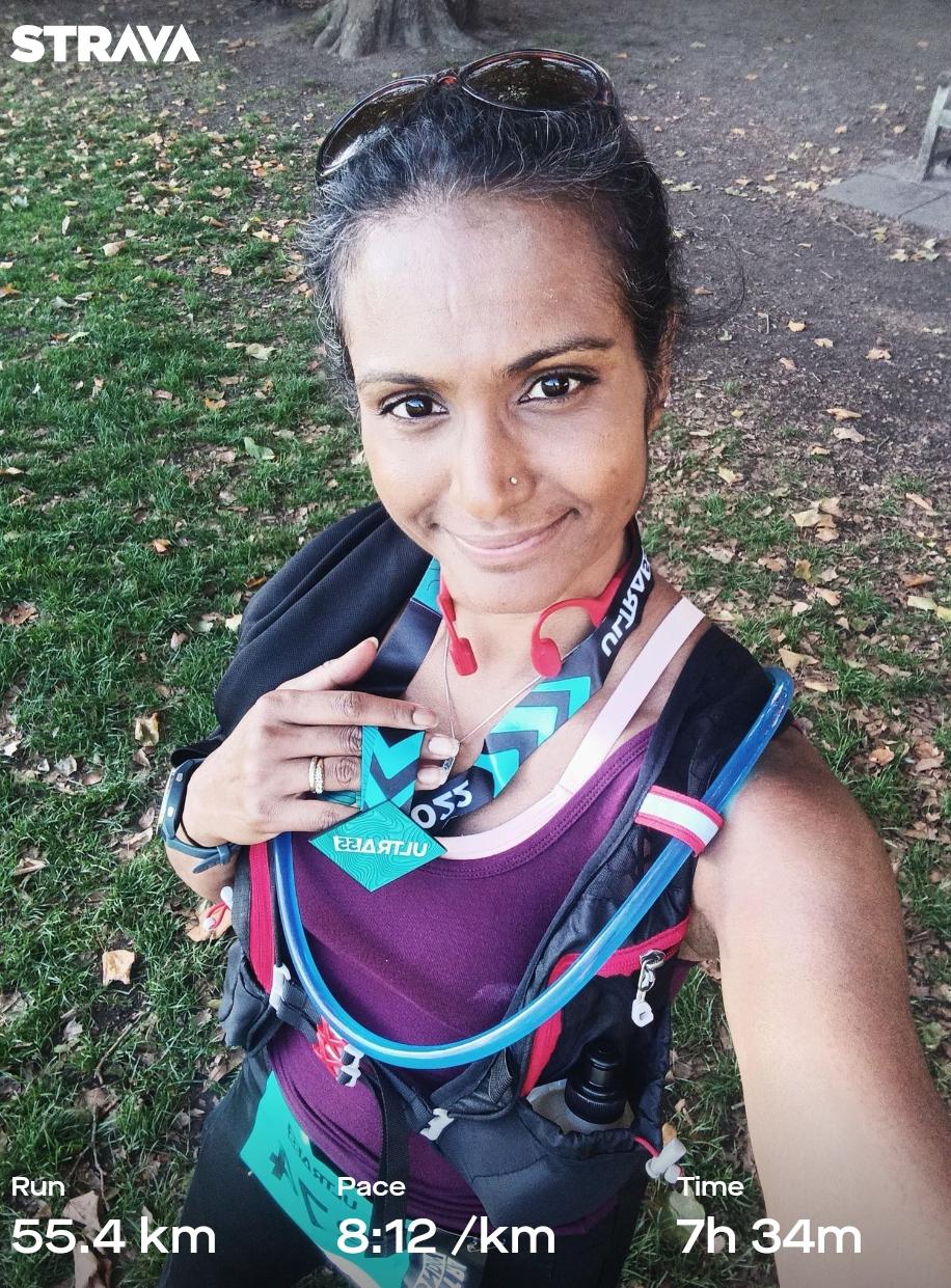 Hi all 😄, did an ultramarathon event this morning. 55km and it was