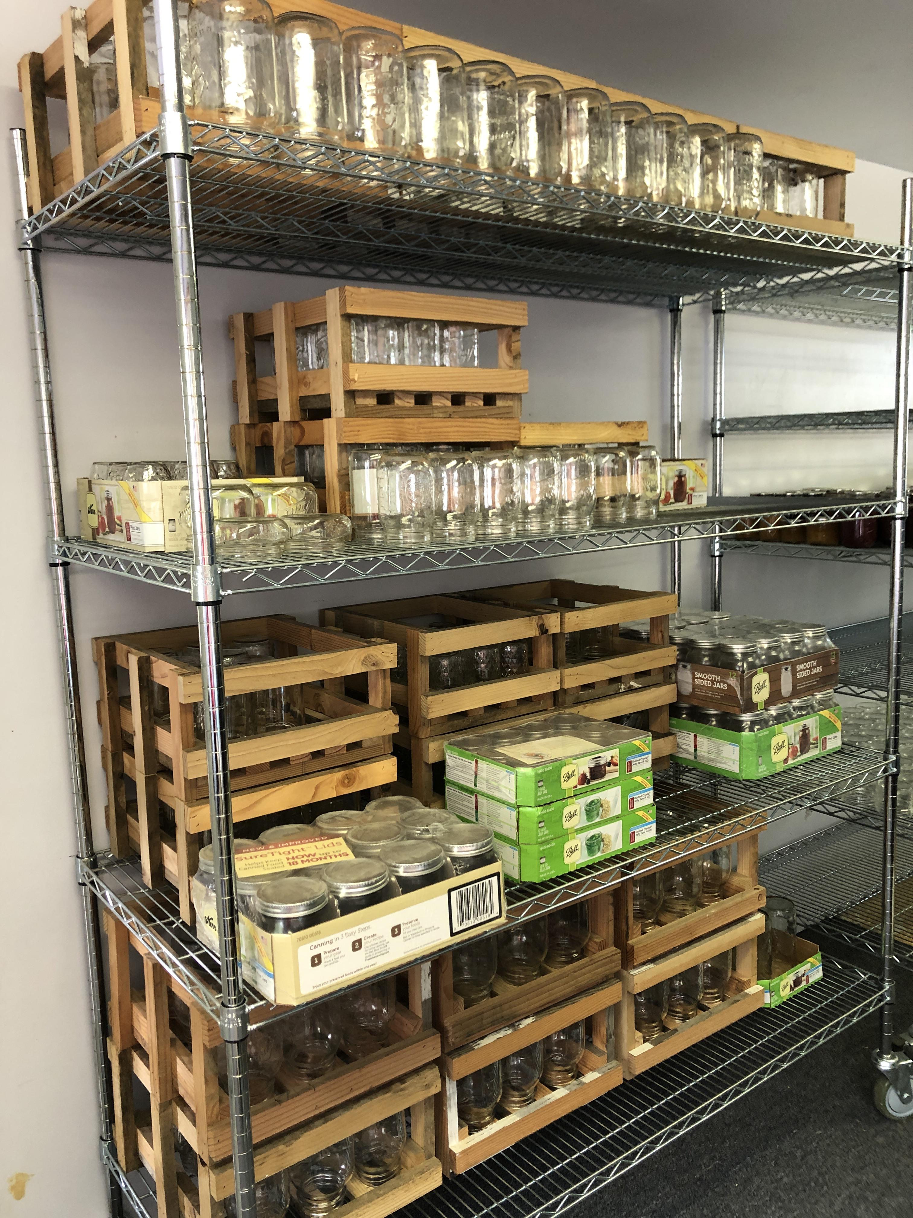 Organized my empty jars today. I’m ready for canning season 2020! r