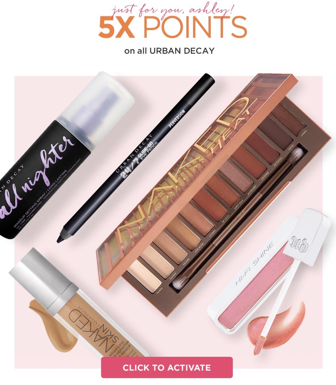 ULTA 5x points on all Urban Decay! r/MUAontheCheap