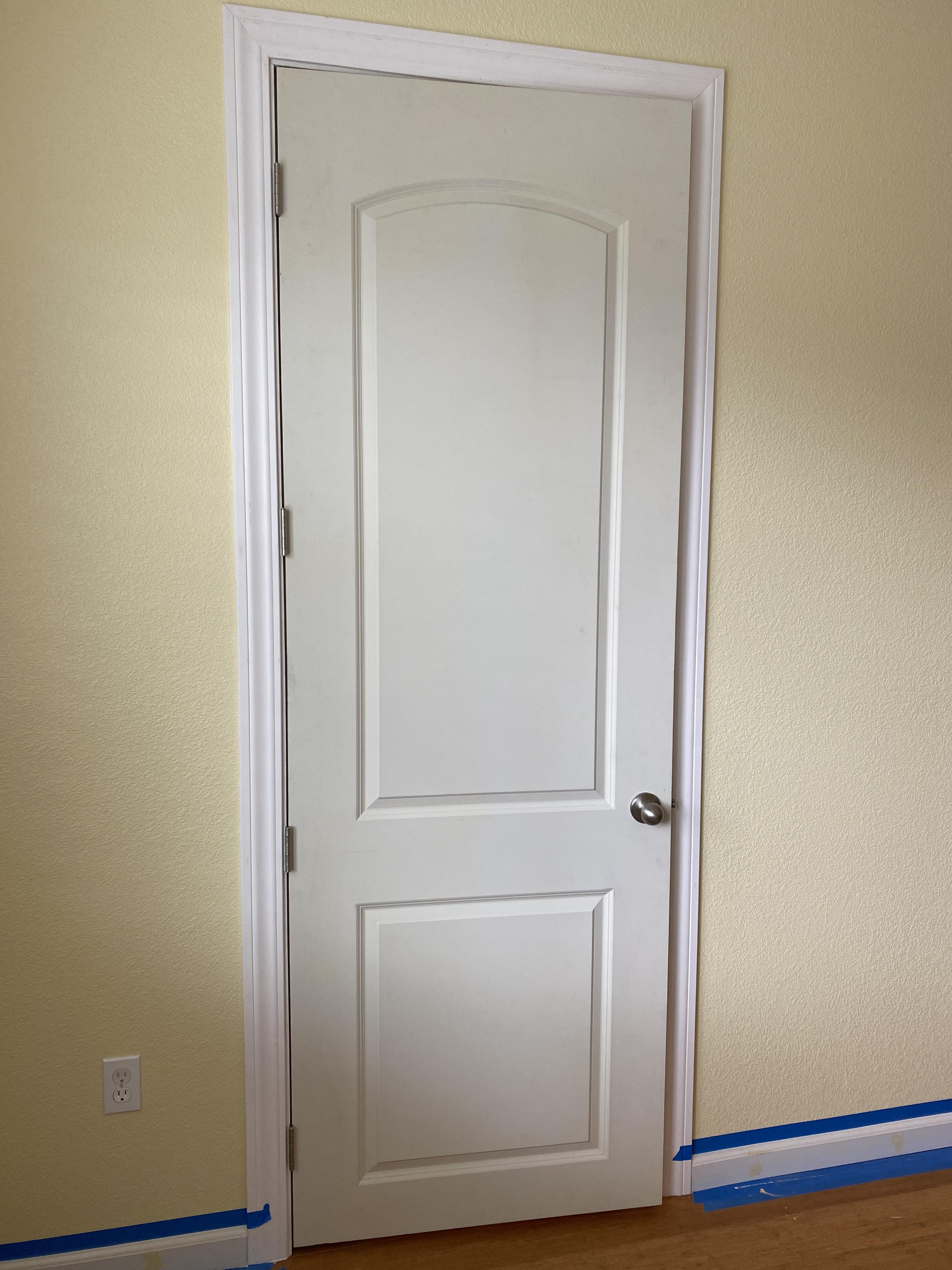 Newly installed door. How to paint? How do I know if it already has
