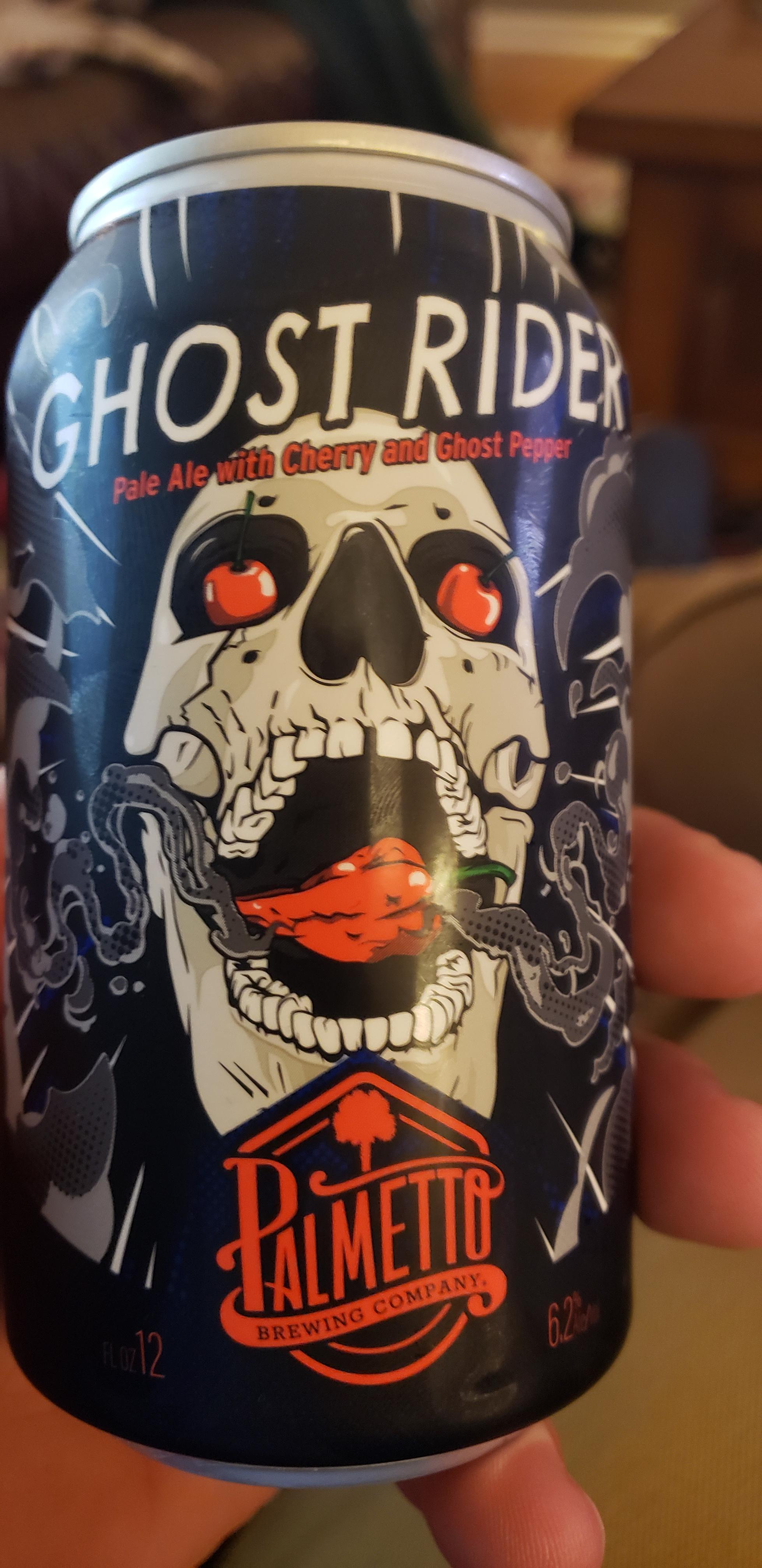 Palmetto Brewery Ghost Rider Ghost Pepper & Cherry Pale Ale r/beerporn