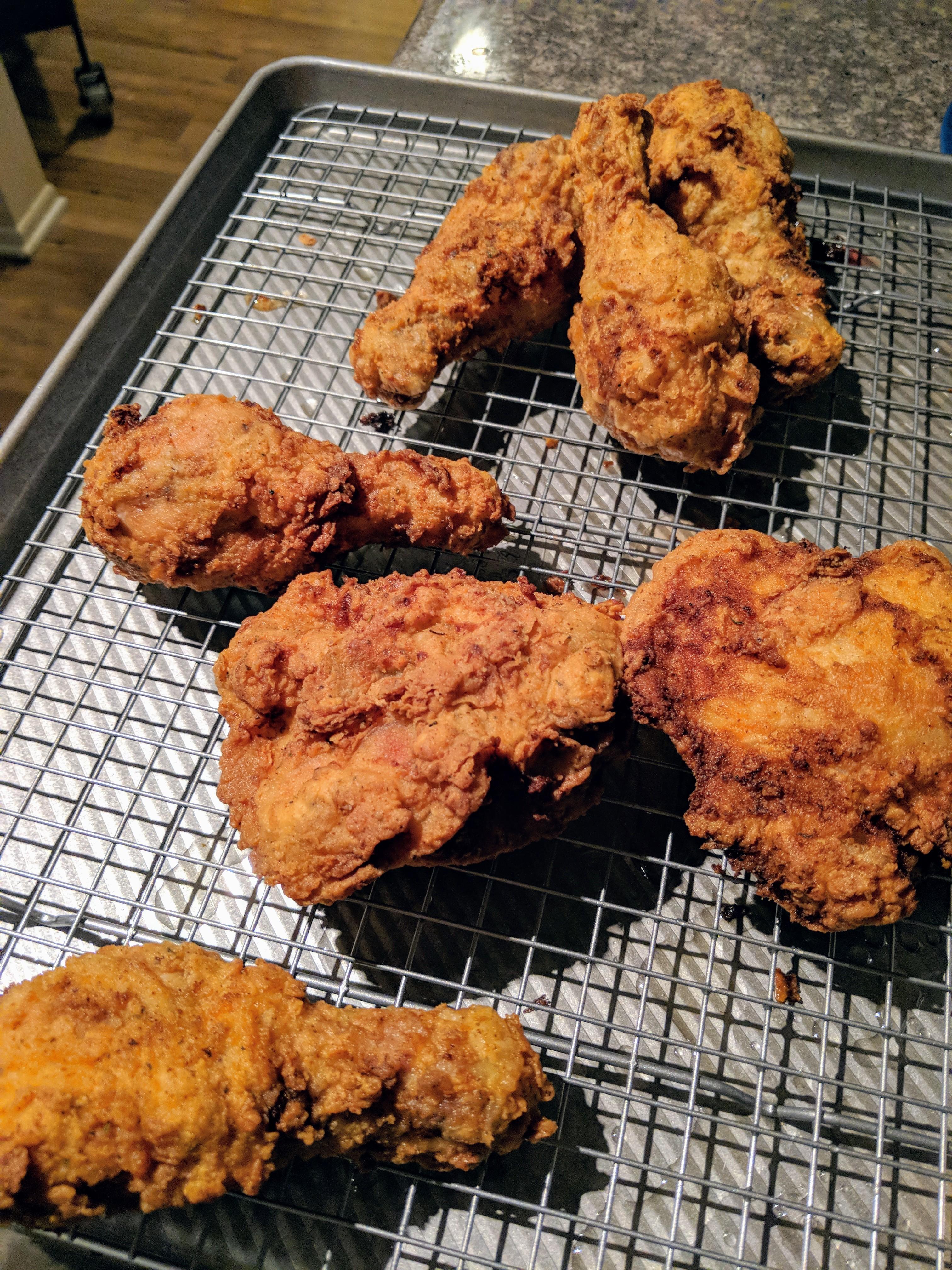[homemade] fried chicken r/food