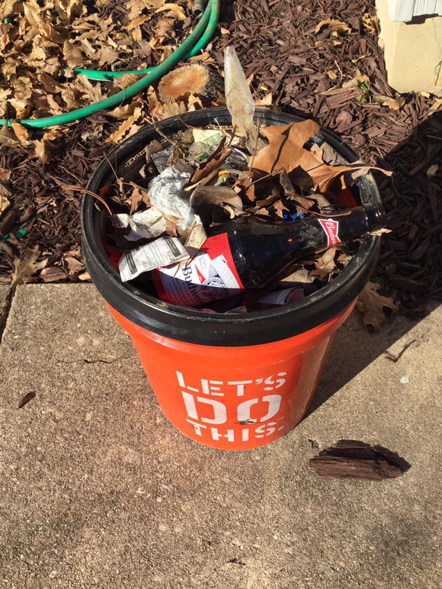 Did some trash clean up today. r/maryland