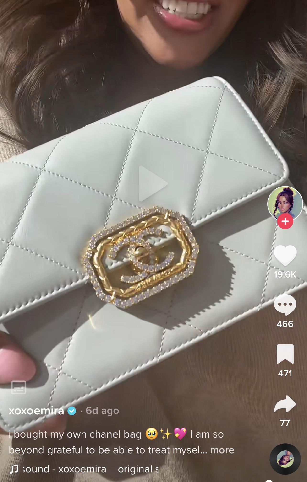 Ok I have just seen the most STUNNING Chanel bag of my dreams on tik