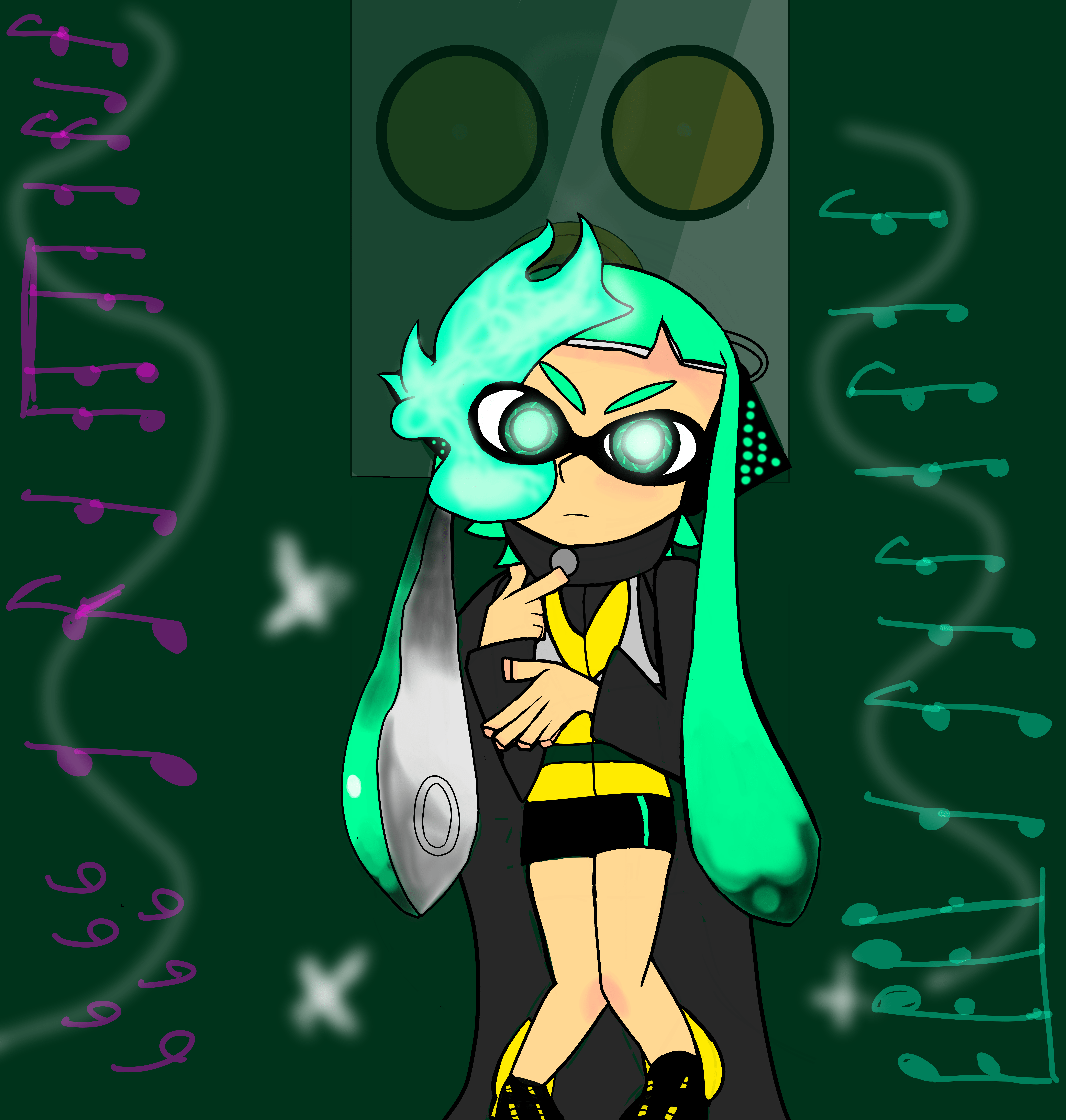 Agent 3 (My art) splatoon