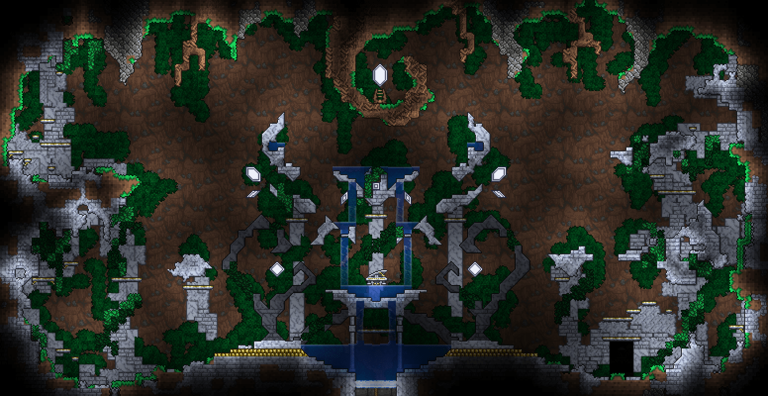 Marble ruins hellevator r/Terraria