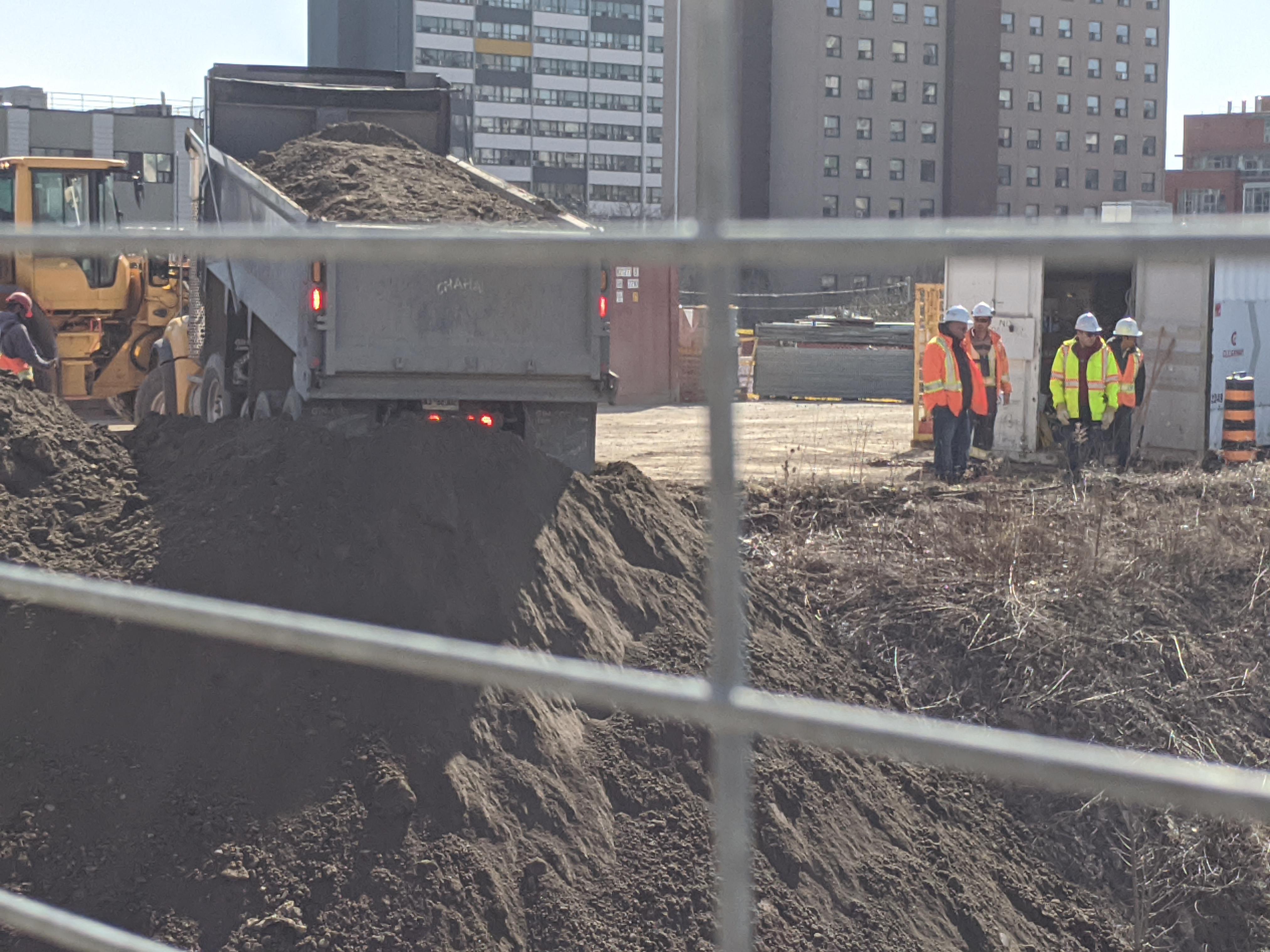 after years of inactivity, construction has restarted at