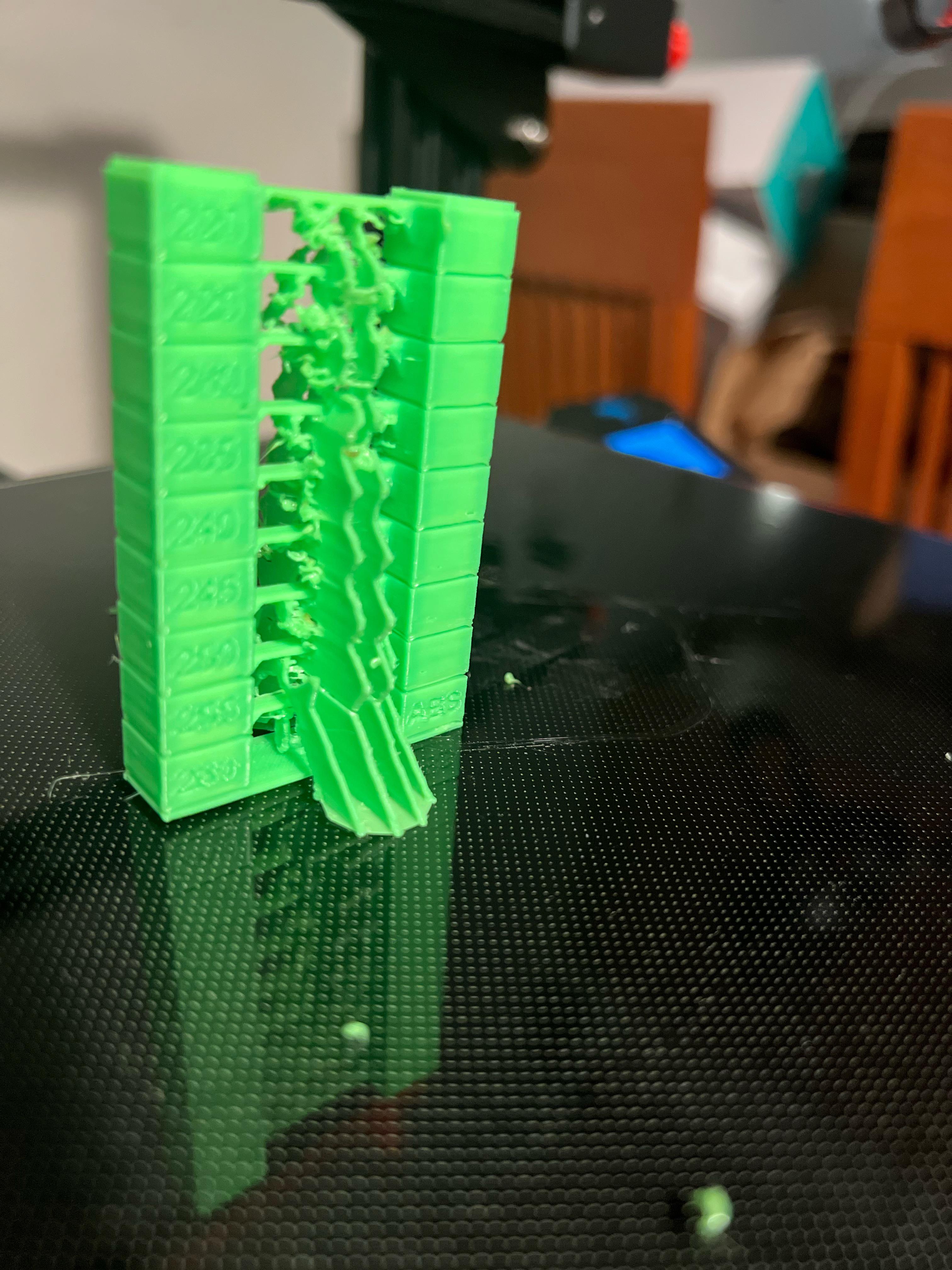 First successful ABS print and first temp tower if I’m reading it right