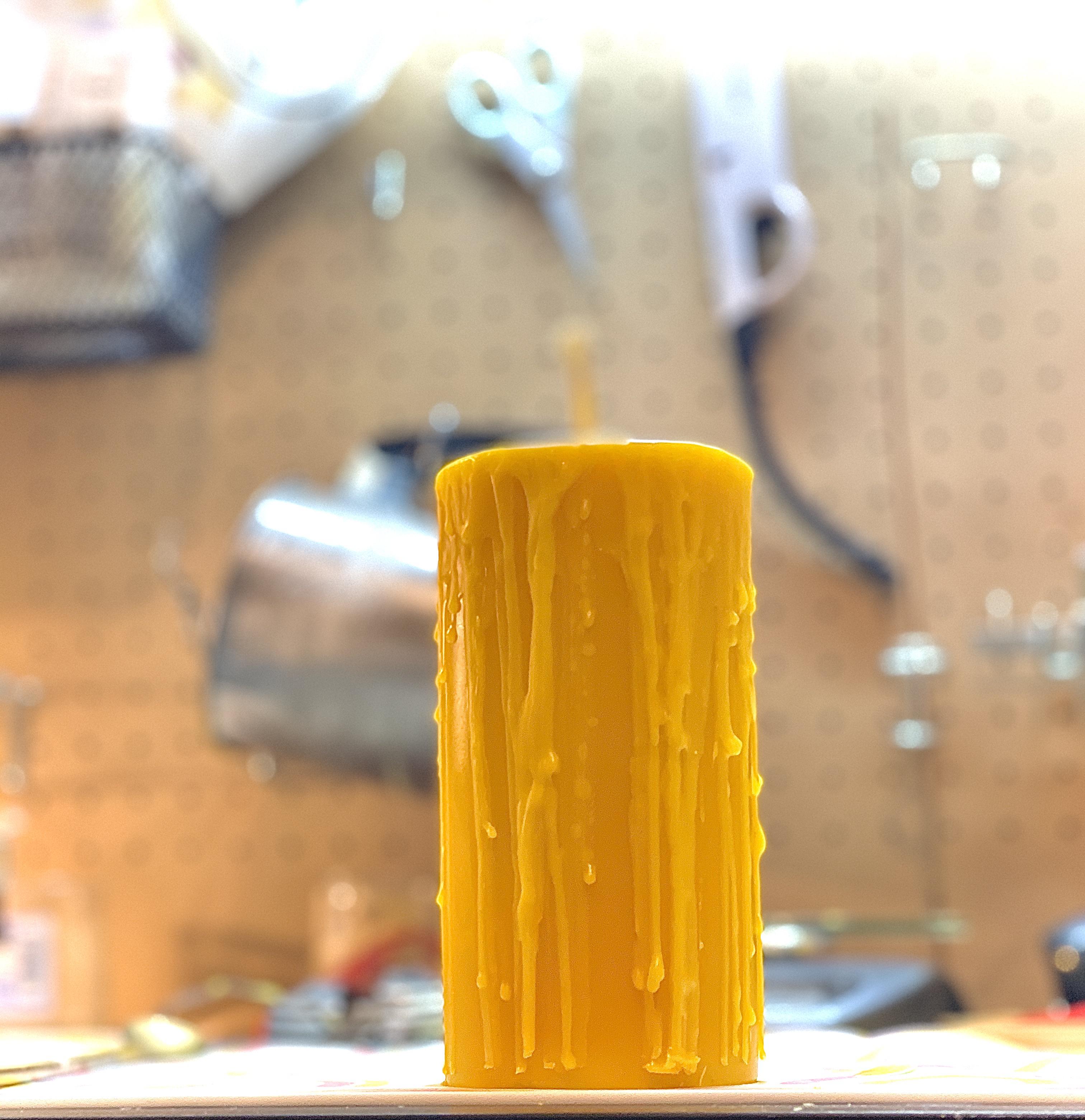 My first try at a dripped candle but not 100 content with it. Any tips