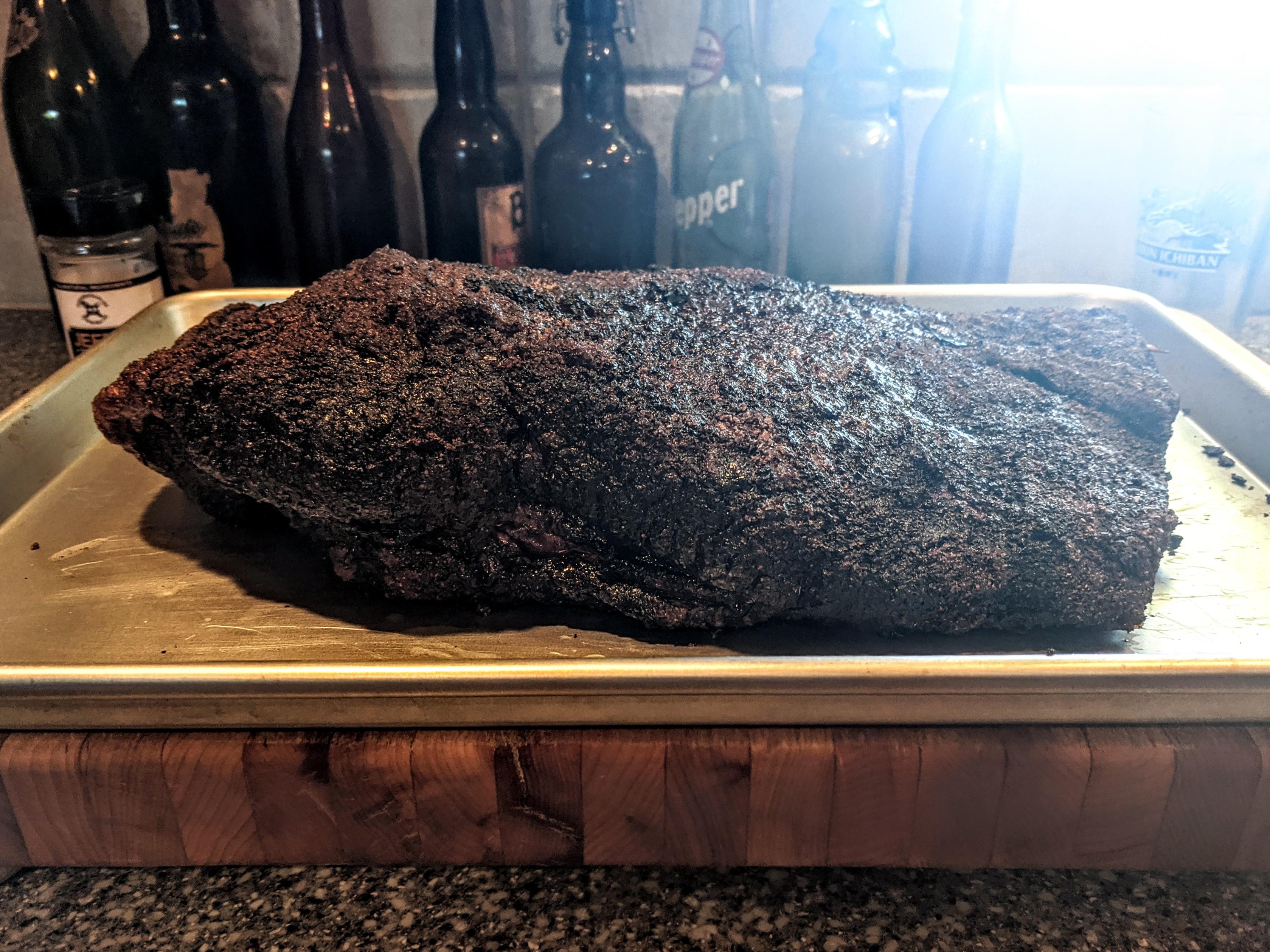 I love my offset and I love brisket but the idea of smoking brisket and