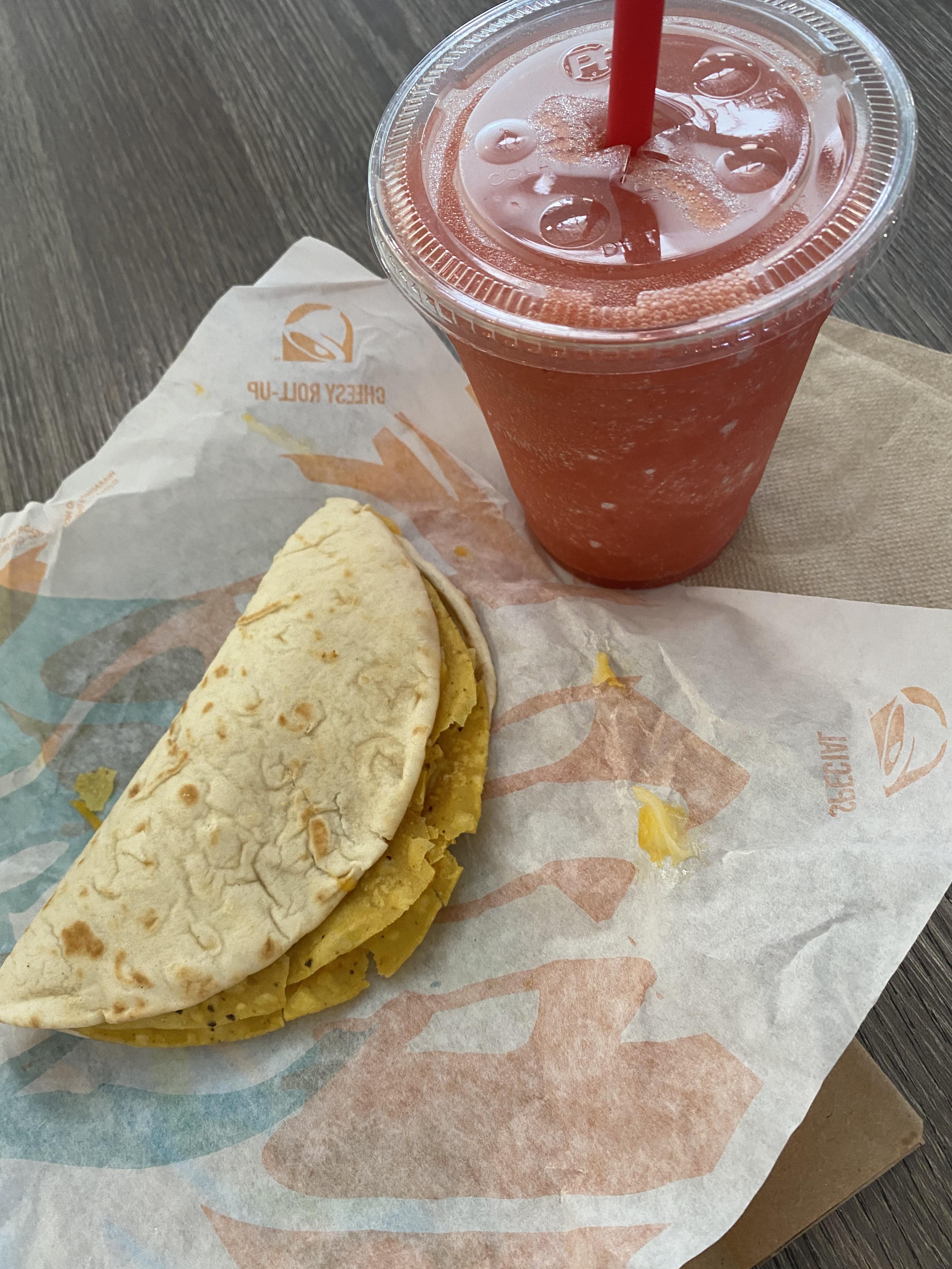 Couldn’t pass up Taco Bell in the Dominican Republic. Strawberry