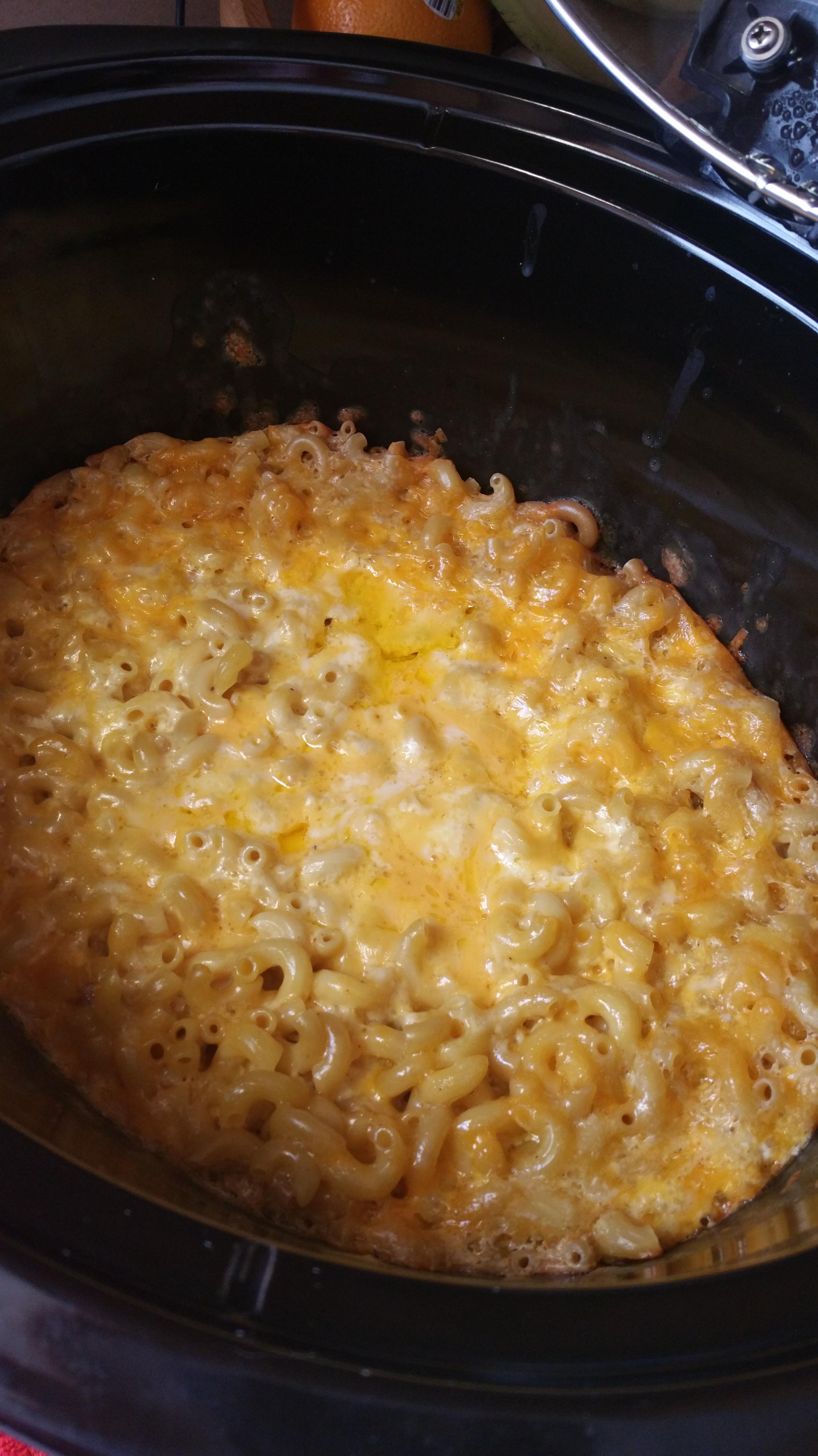 Mac and cheese (colby and cheddar ) r/slowcooking