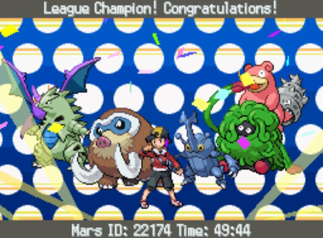 Nuzlocke HeartGold for the first time and this is the team I won the
