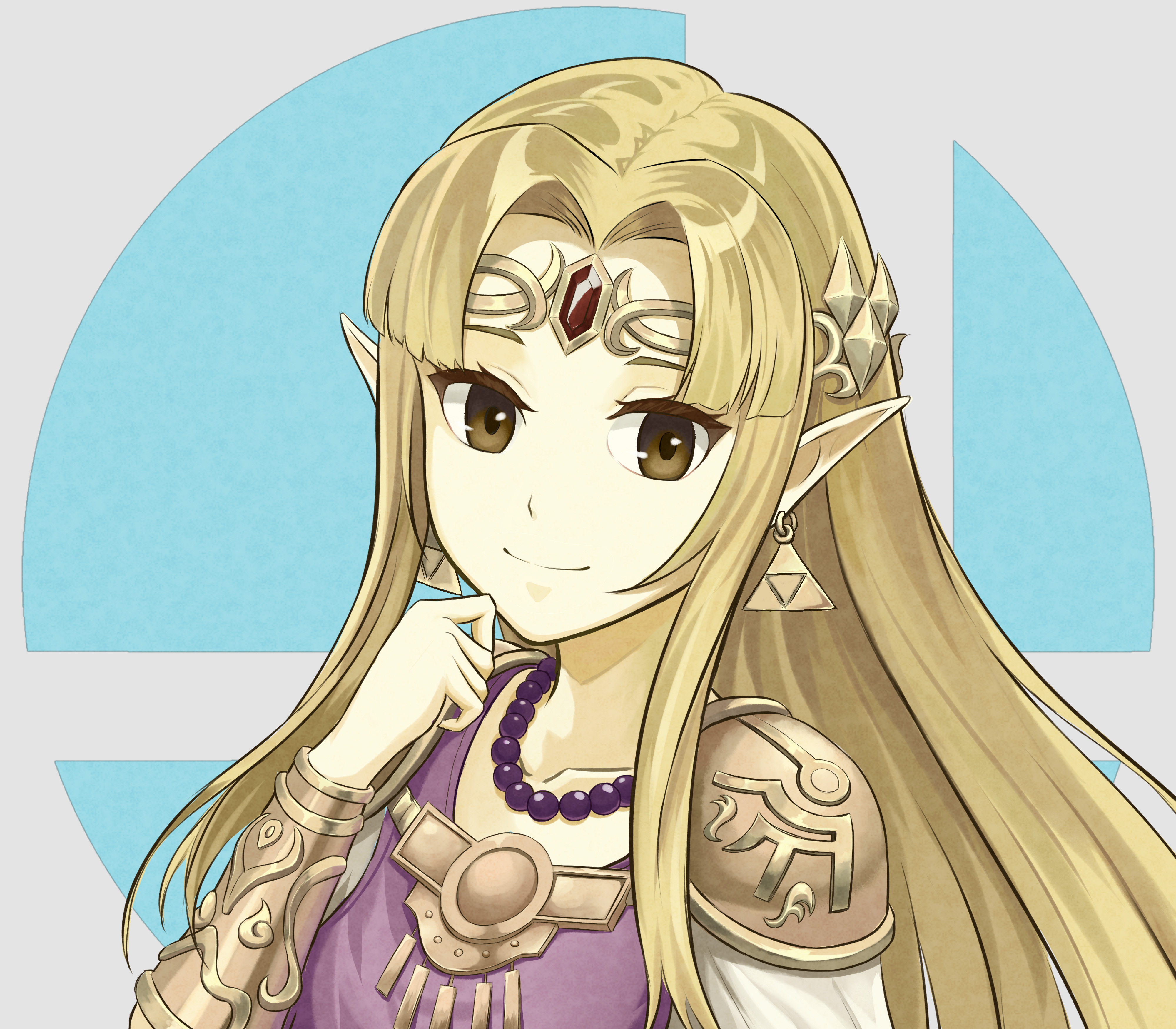 I draw Princess Zelda [fanart] ZeldaMains