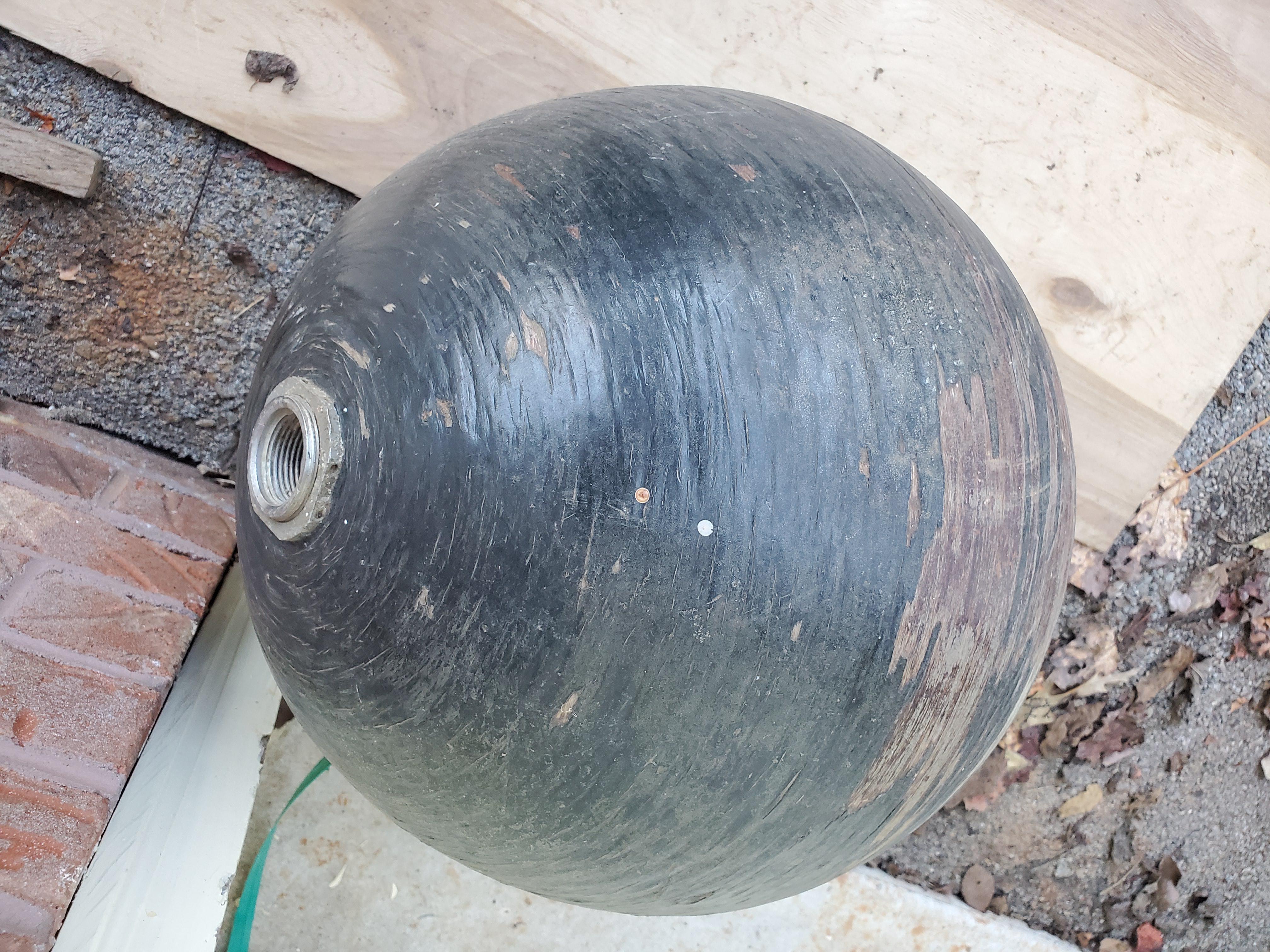 What is this fiberglass sphere? It was found in a barn in east TN. Its