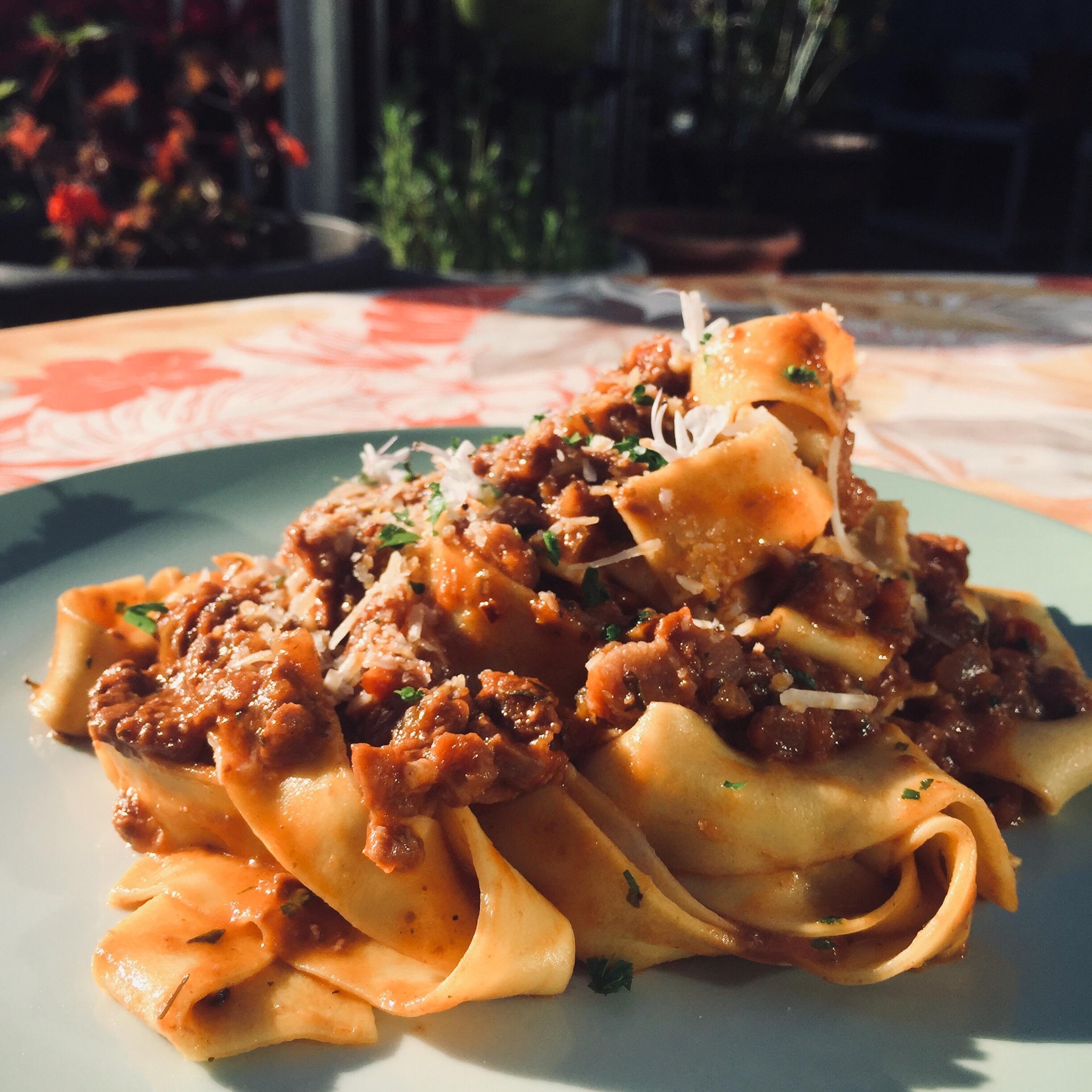 [Homemade] pasta with duck ragu r/food