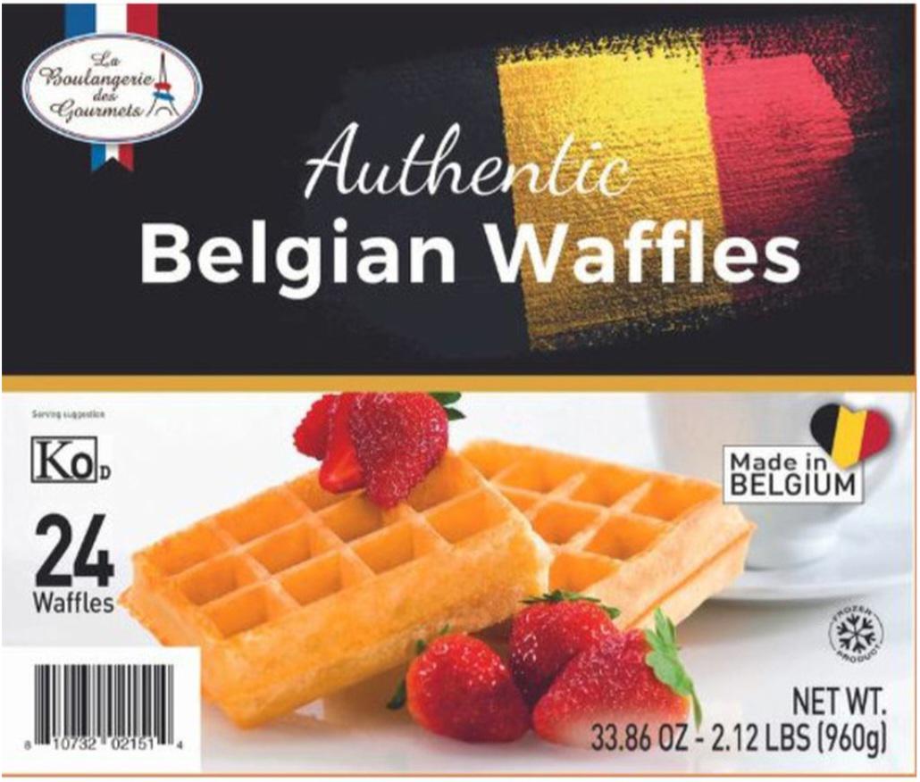 What is the difference between belgian waffles made in Belgium and