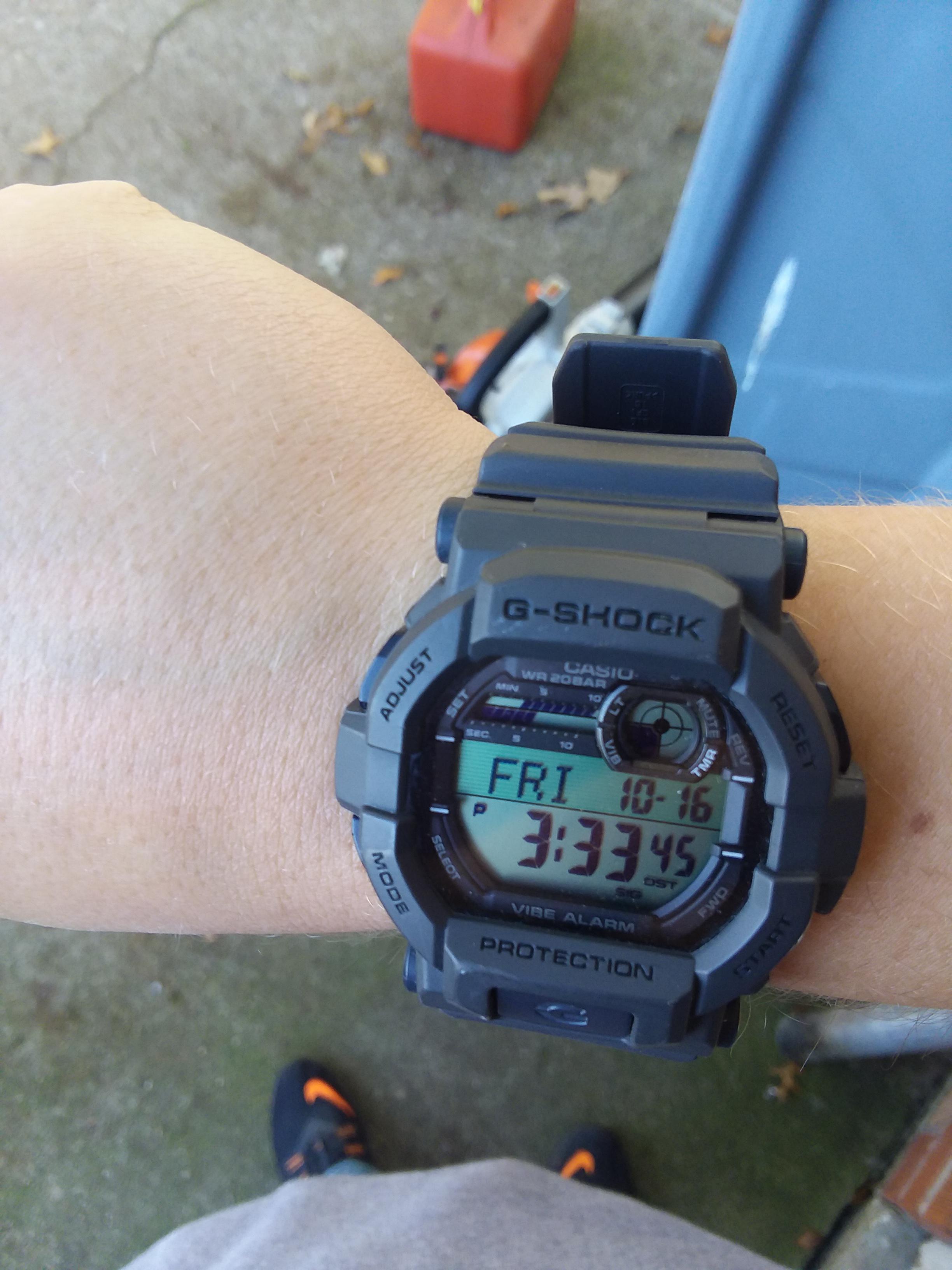GD350 is my designated yard work watch. You guys got a YW watch? r