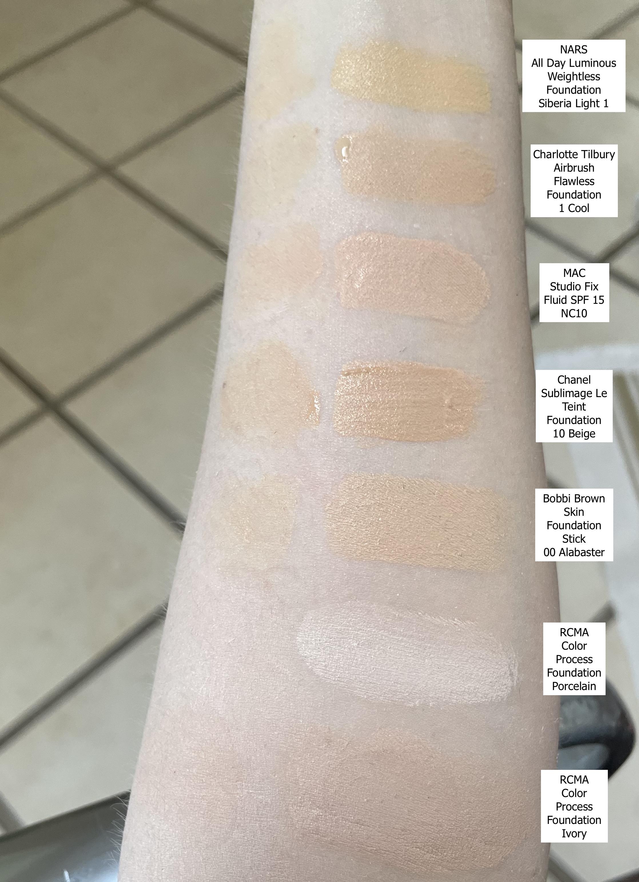 Foundation the same shade as Glossier Stretch Concealer in G11? PaleMUA