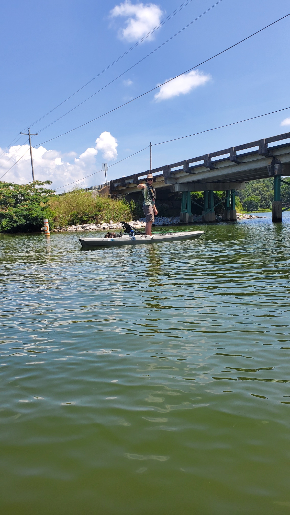 Not the best picture, but here's a bass from under Yellow Creek Falls
