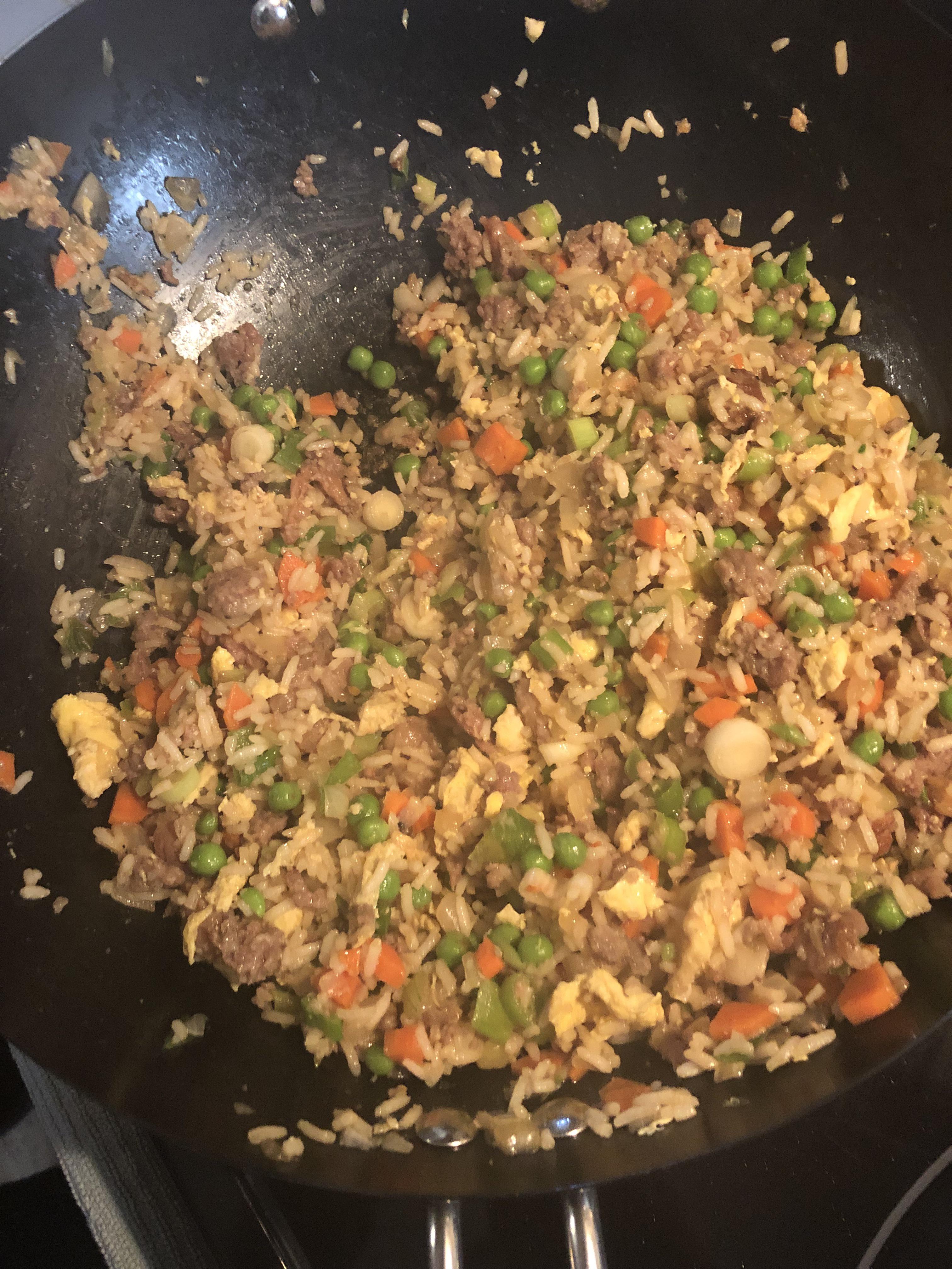 We made Kenji’s pork fried rice from his book The Wok. r/seriouseats