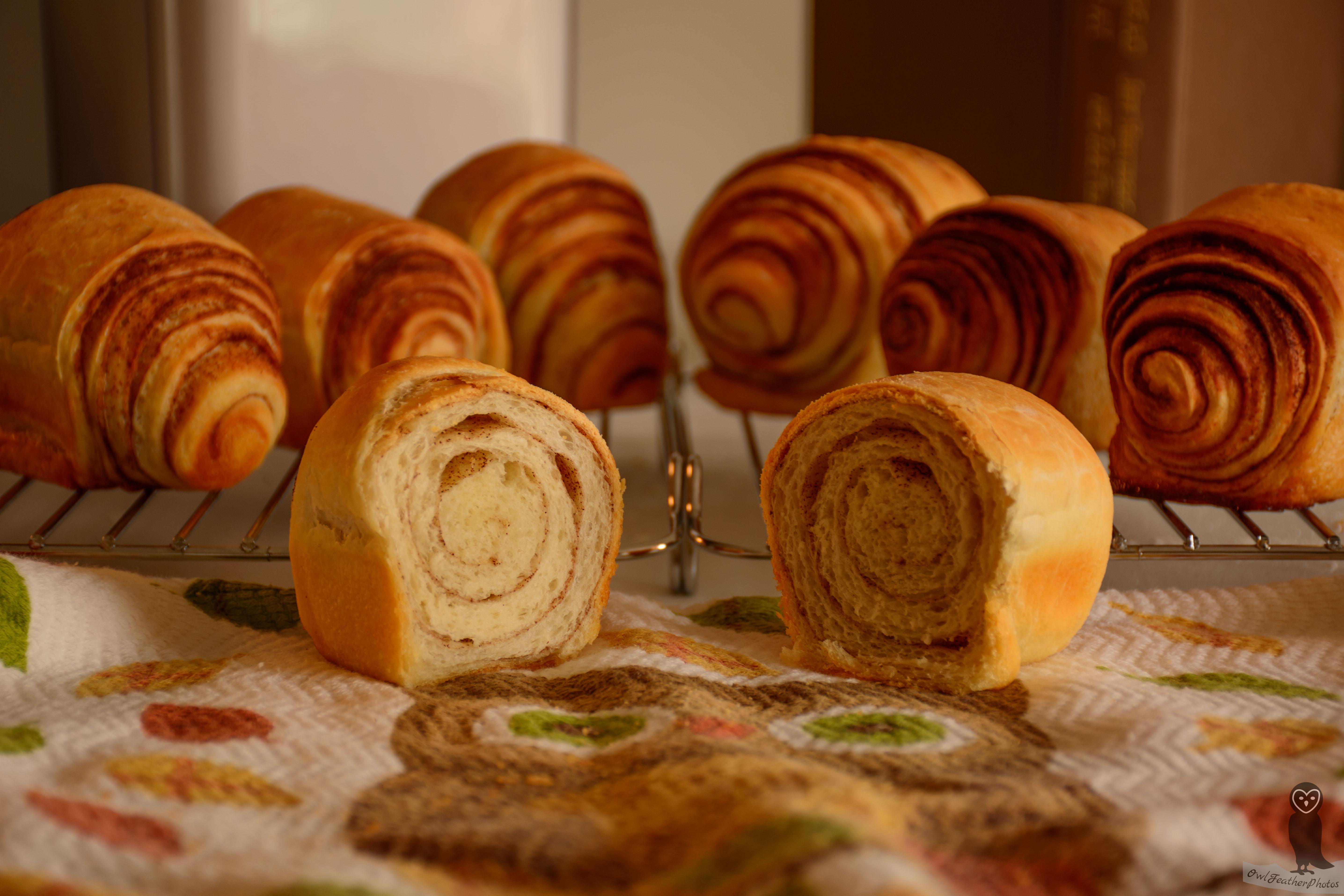 [Homemade] mini Buttermilk bread with a cinnamon swirl (snail bread