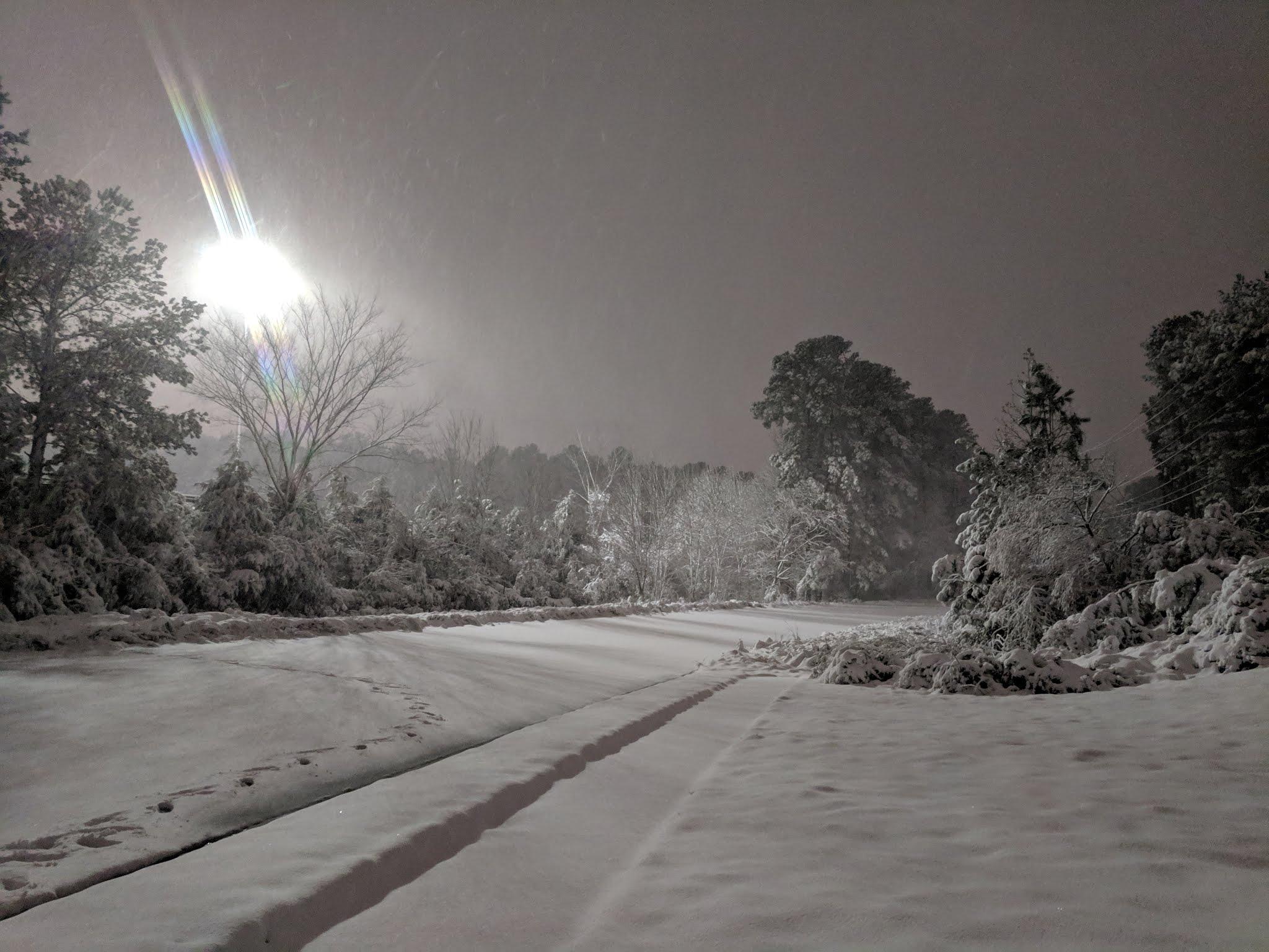 First snow in North Carolina r/pics