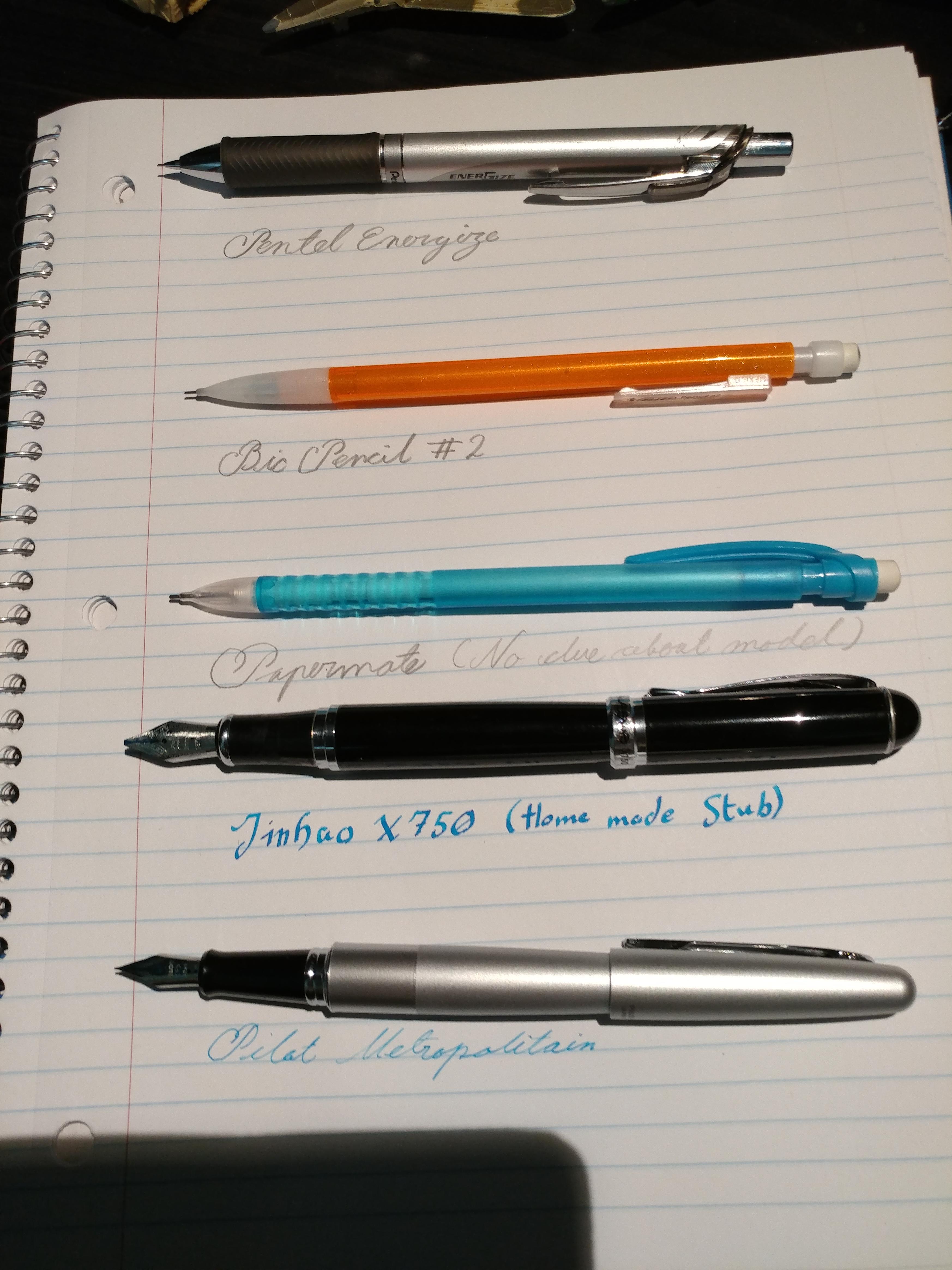 My pencils vs. my pens r/mechanicalpencils
