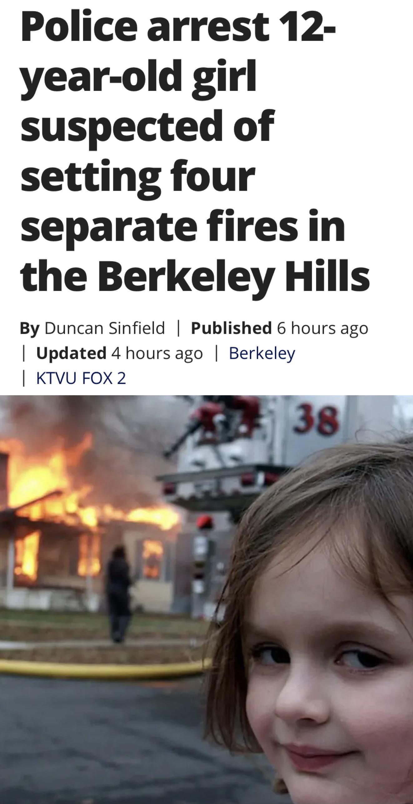 Burning house girl at it again r/memes