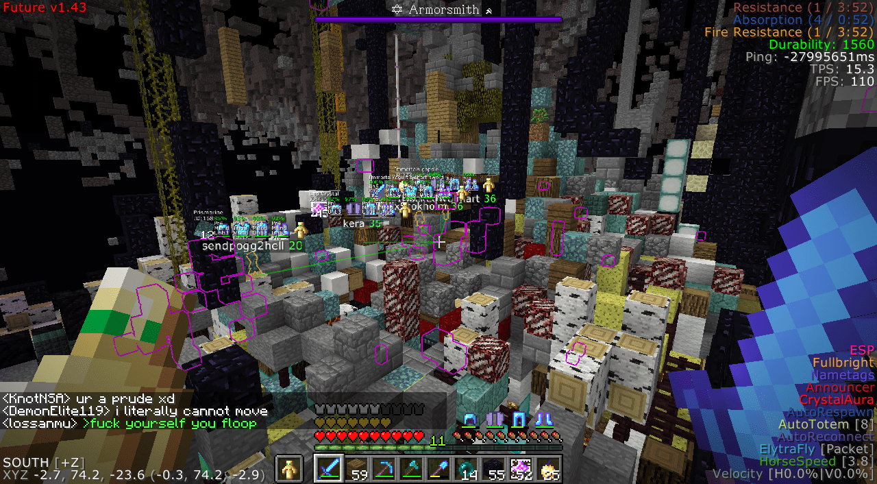 Who said 0,0 is dangerous? It's a nice place with diamond blocks and friendly veterans r/2b2t