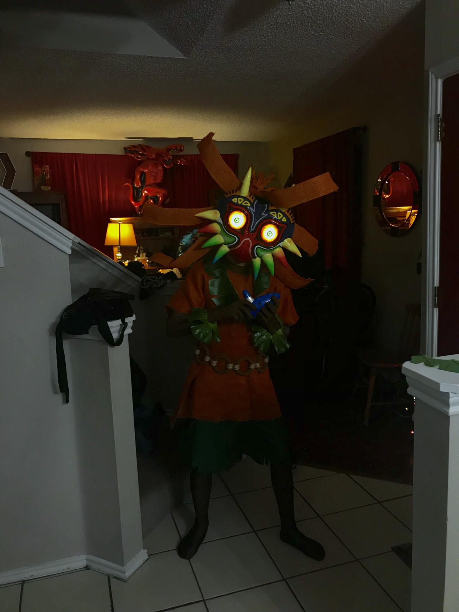 My Skull Kid costume for my late Halloween party this year! r/zelda