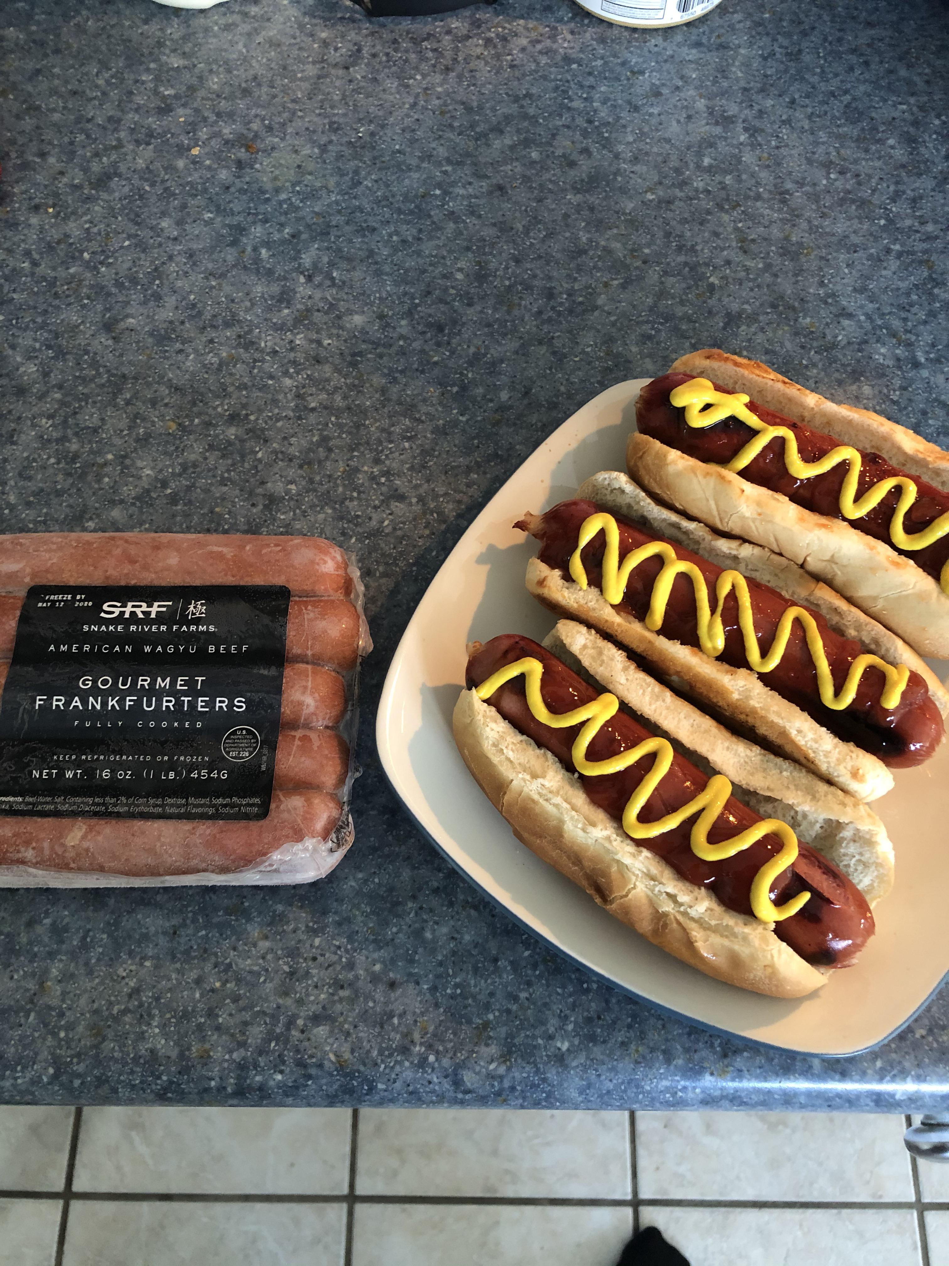 Gourmet Hot Dogs from Snake River Farms r/hotdogs