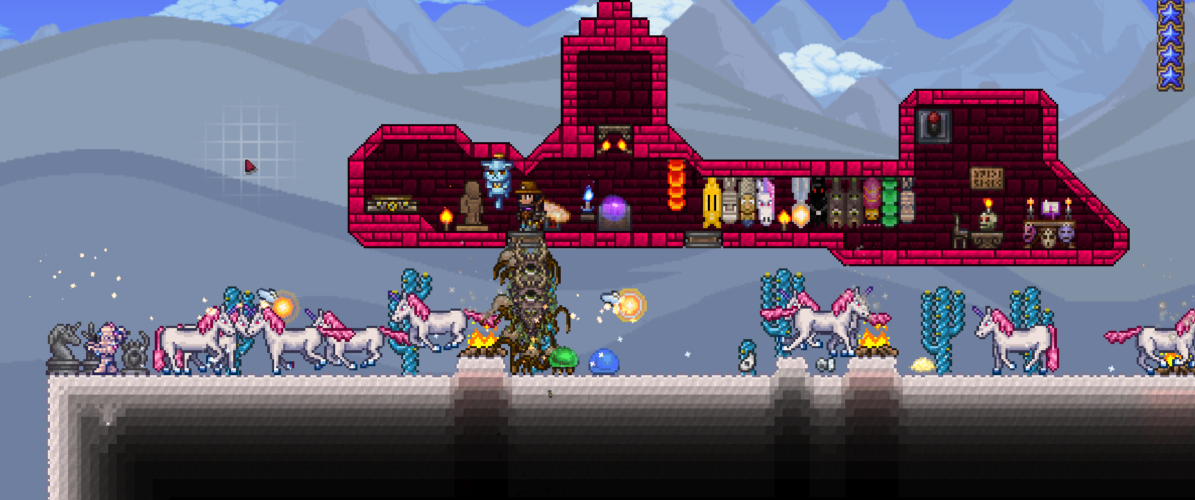 quick tip don't rig a one second timer to 3 statues r/Terraria