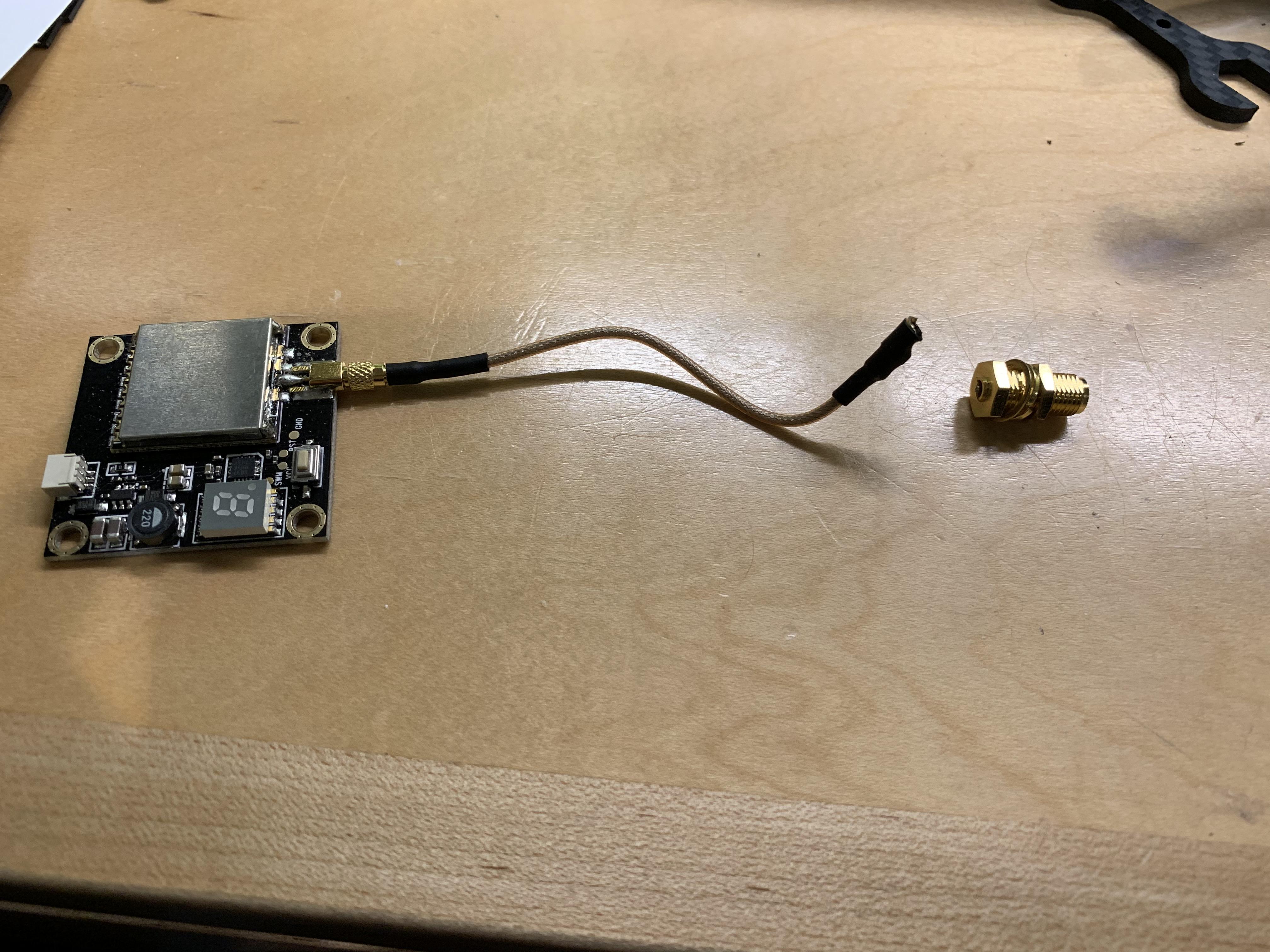 Broke the connector off of the VTX. Can I replace the antenna cable or